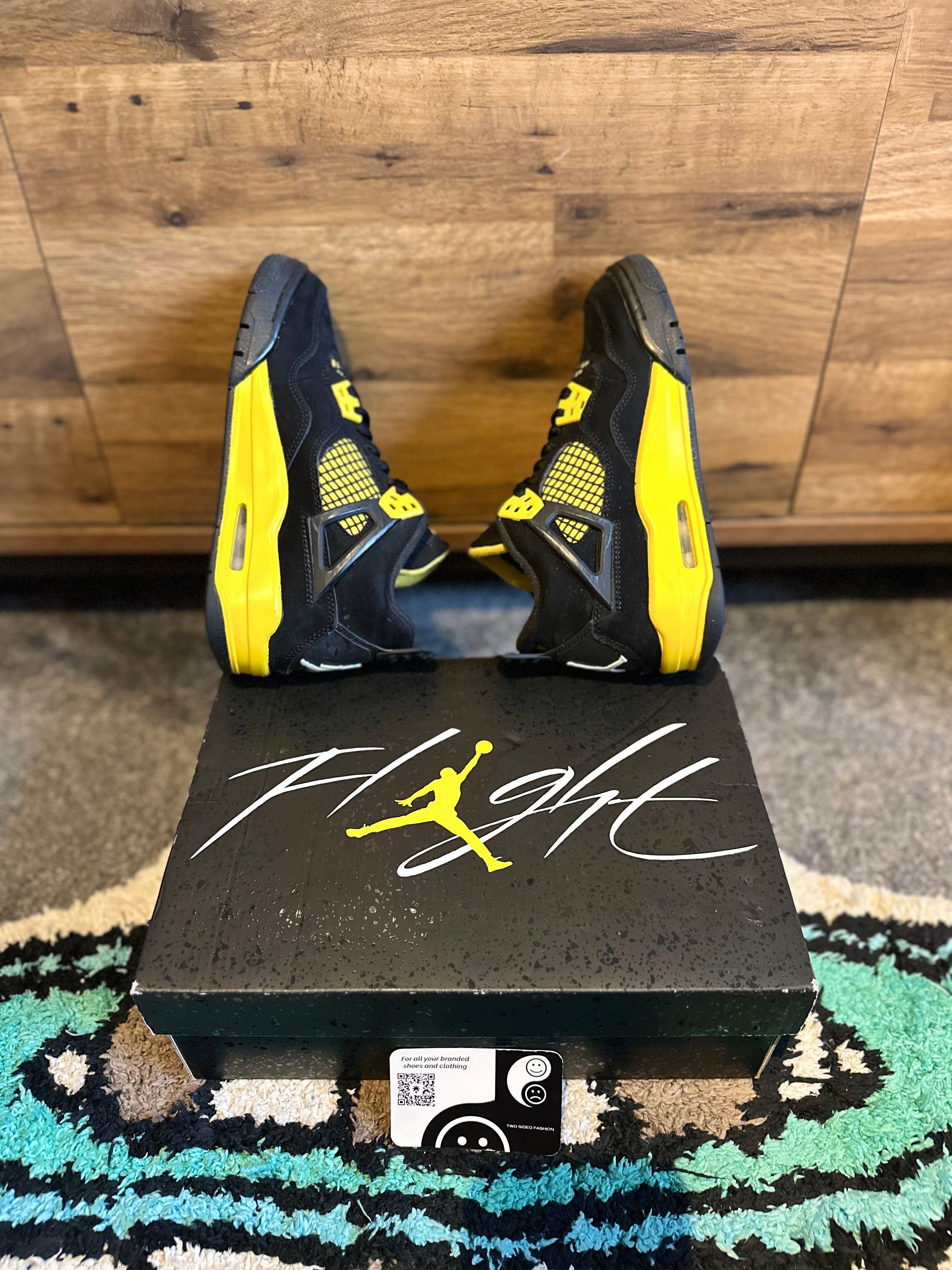 Nike Air Jordan 4 “Yellow Thunders ” U.K. 4GS