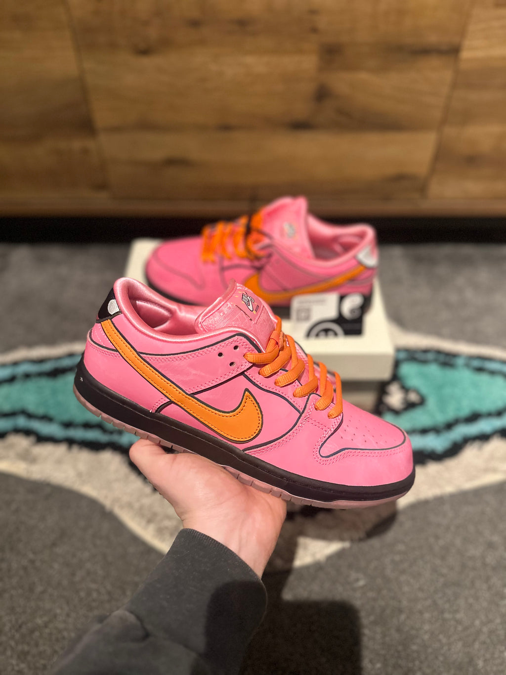 Nike dunk SB Powerpuff girls “Blossom” U.K. 8