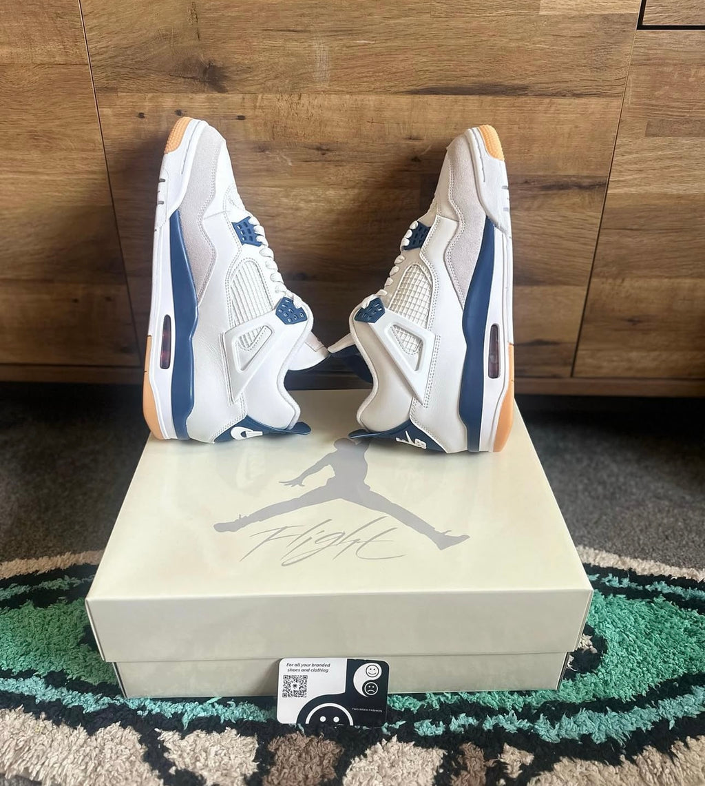 Nike Air Jordan 4s SB "navy" U.K. 9