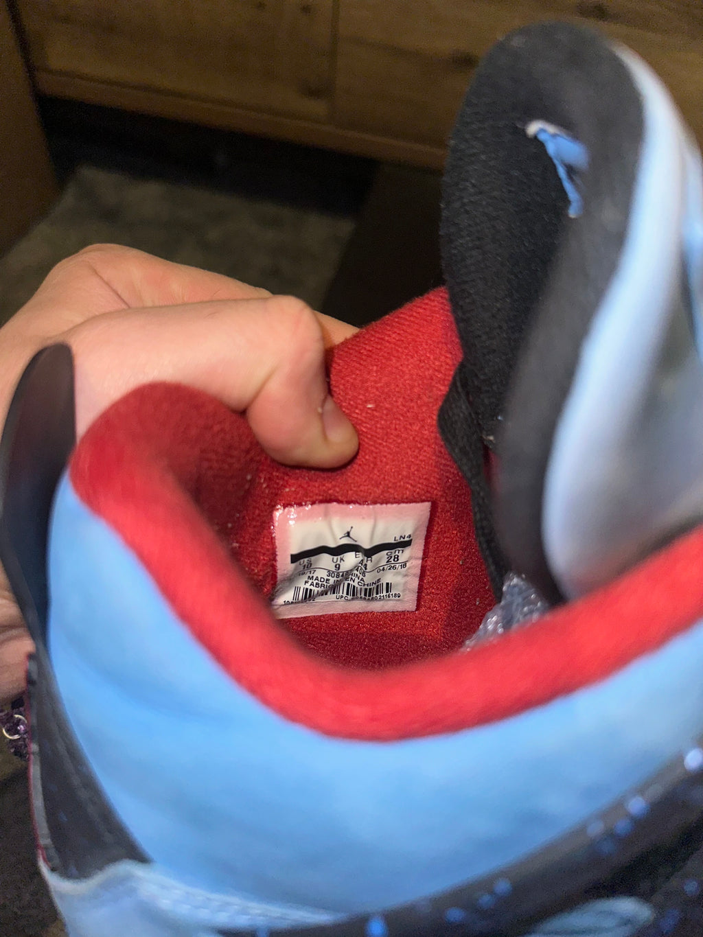 Nike Air Jordan 4 retro “ Travis scott cactus jack” U.K. 9