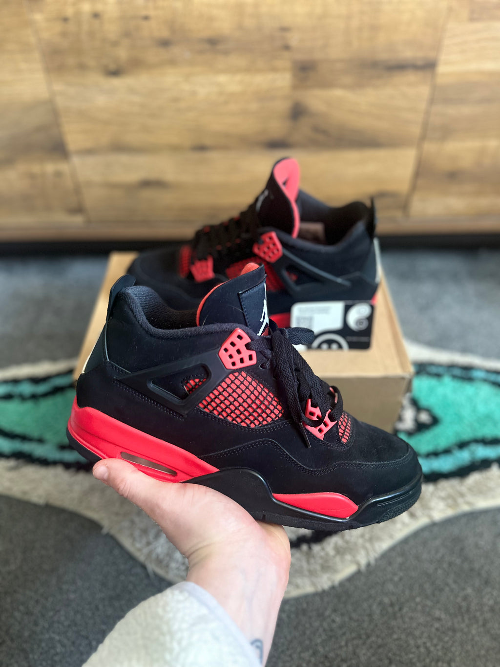 Nike Air Jordan 4 “Red Thunder ” U.K. 8.5