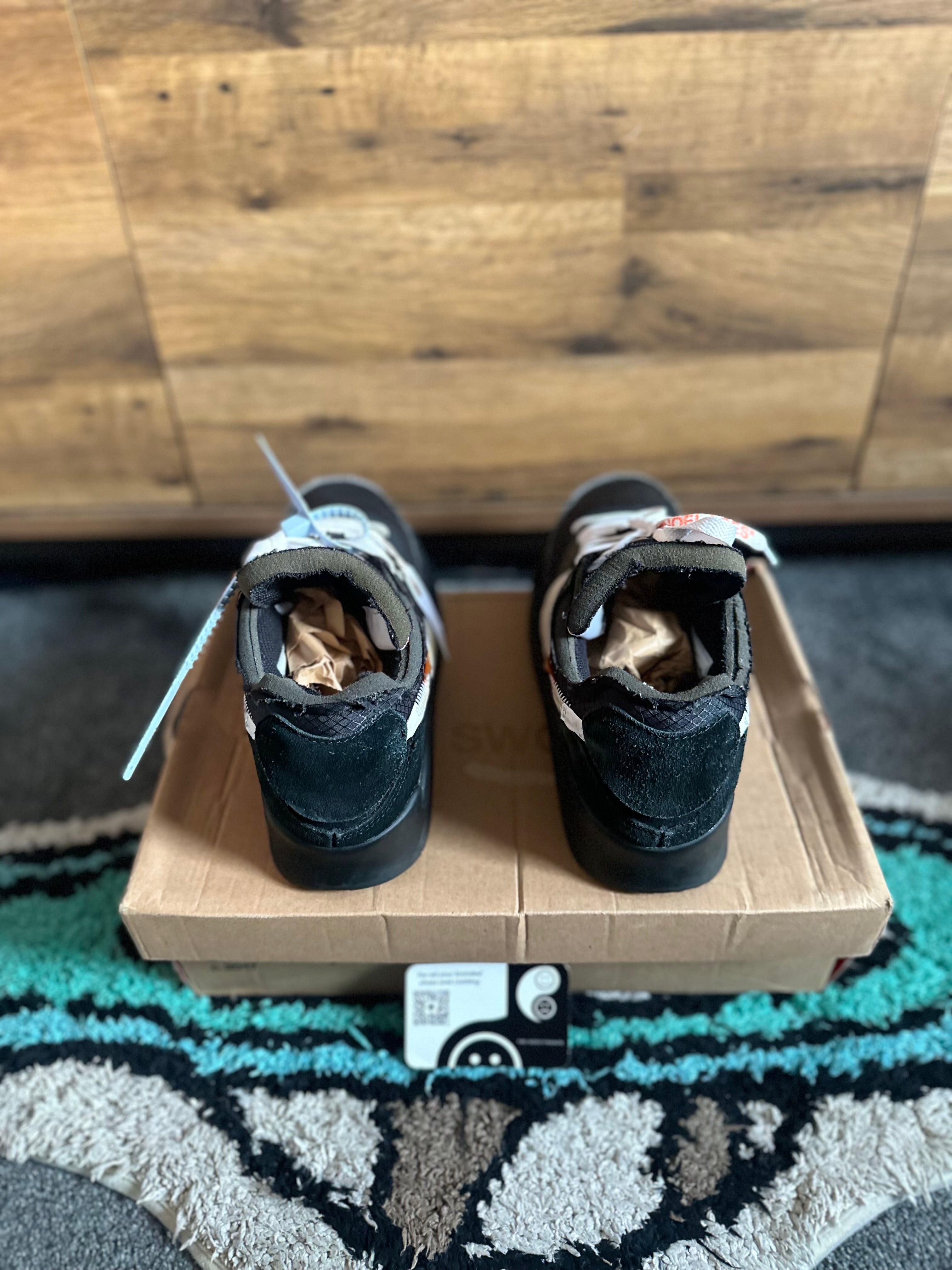 Nike Air Max 90 Off-White “Black ” U.K. 9