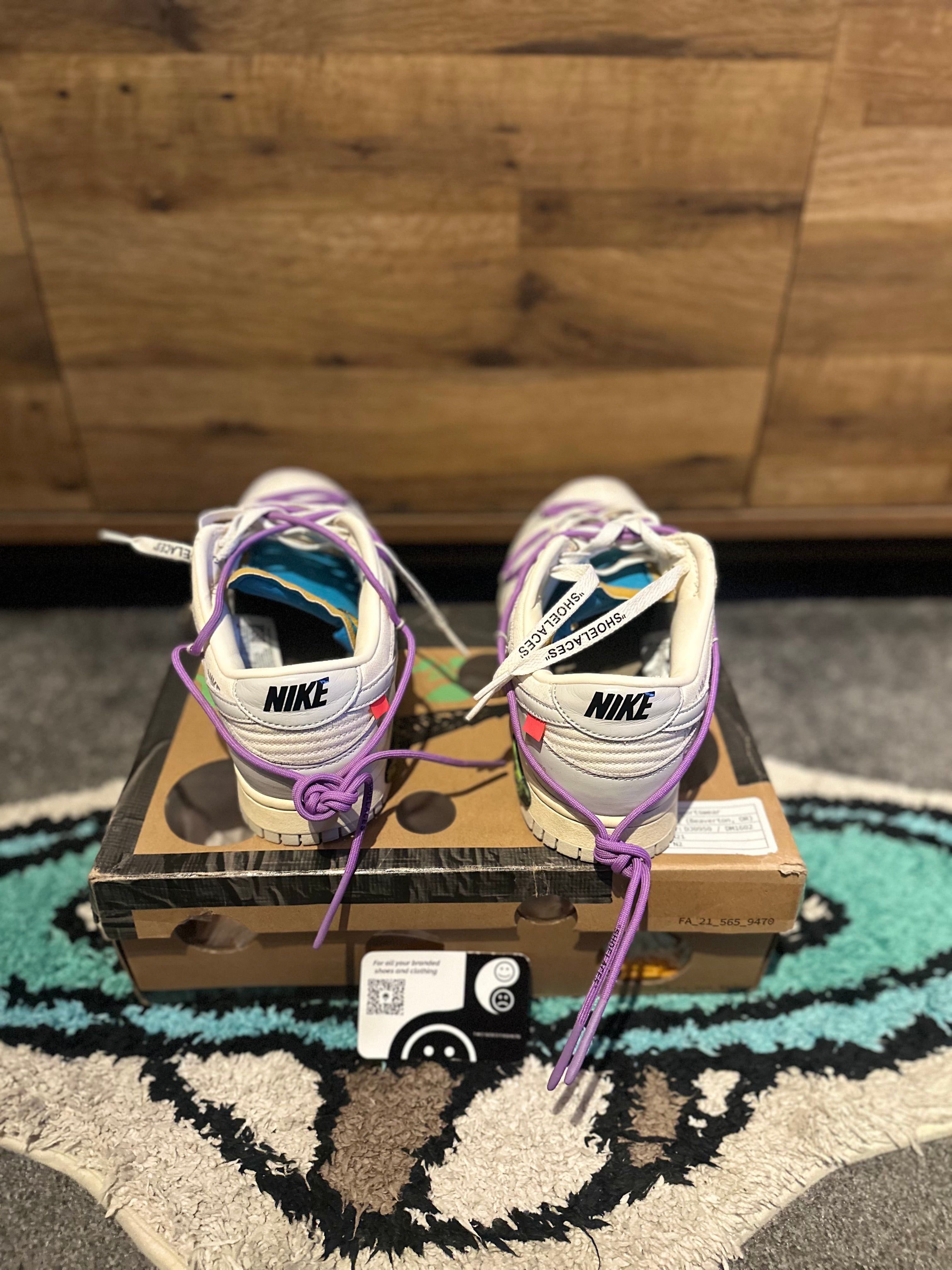 Nike Dunk Off-White “Lot 47” U.K. 7.5