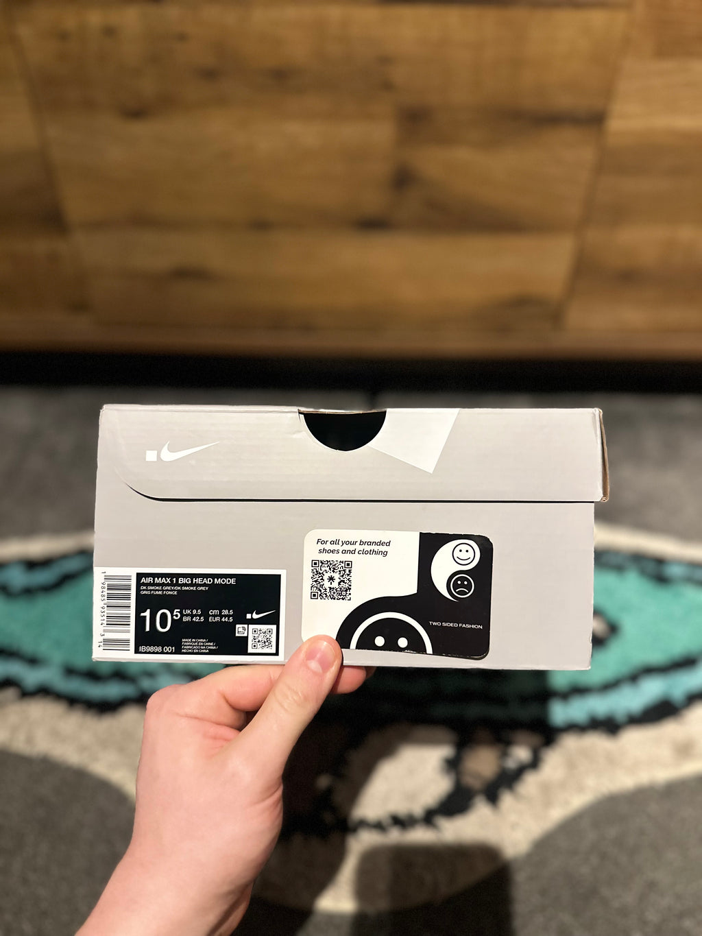 Nike air max 1 “SWOOSH Low Poly Big Head Mode” U.K. 9.5