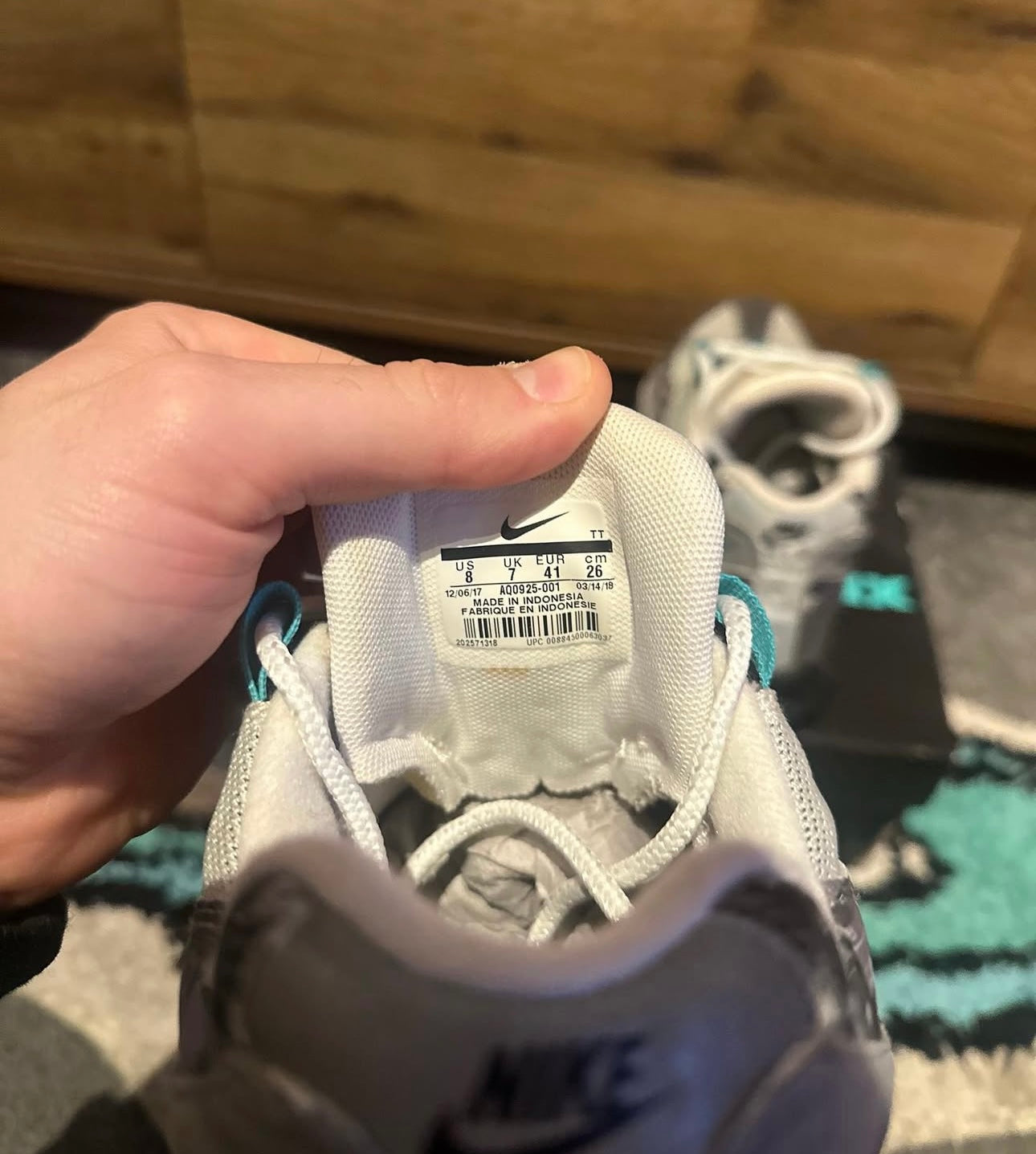 Nike air max 95s premium “atmos We Love Nike (Clear Jade)”U.K. 7