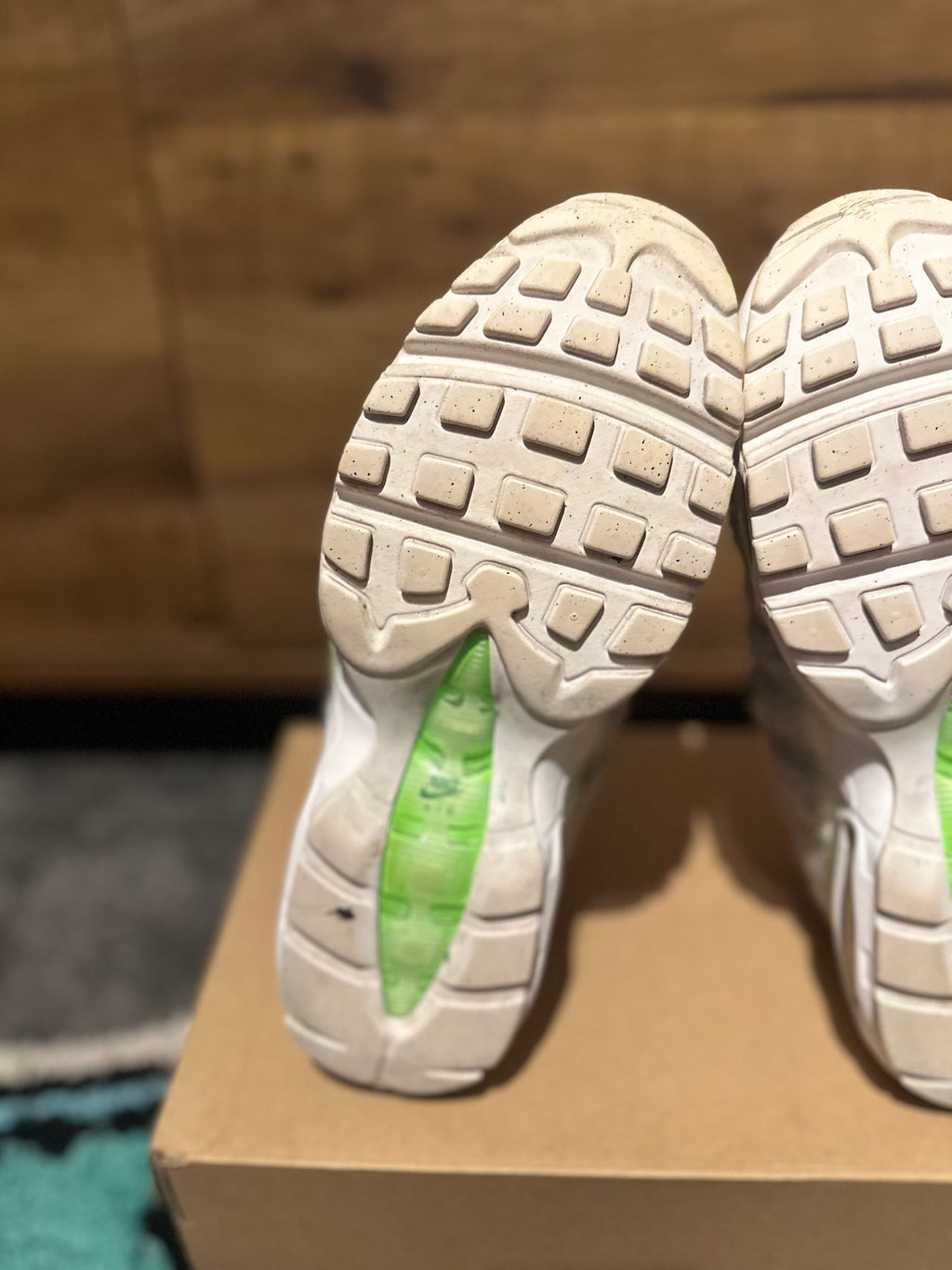 Nike air max 95s premium“ recycled white classic green” U.K. 6