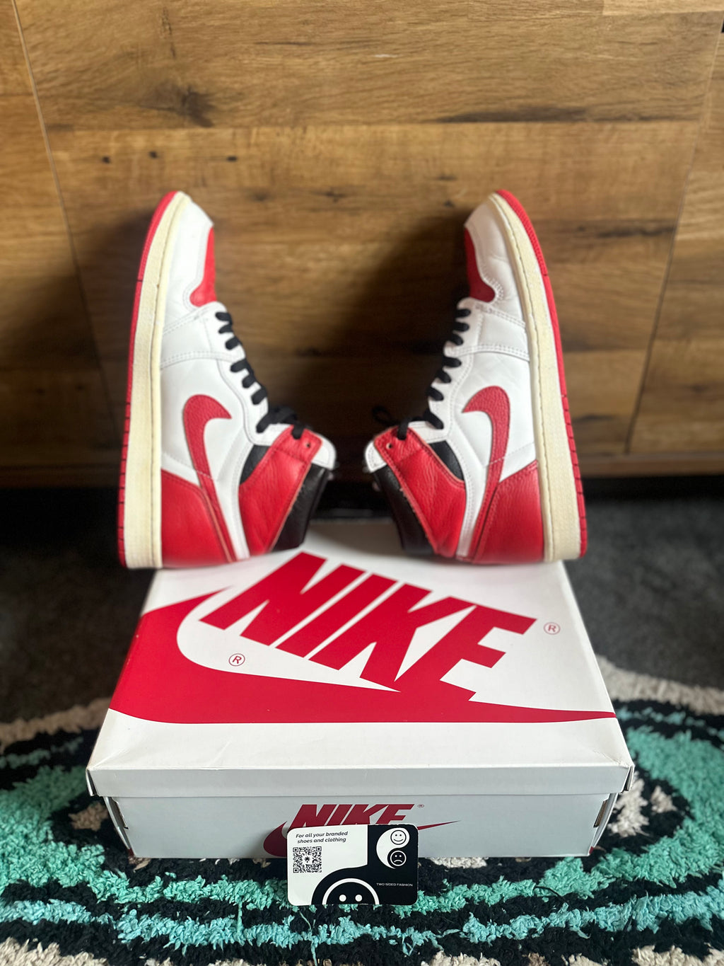 Jordan 1 Retro High “Heritage ” U.K. 8