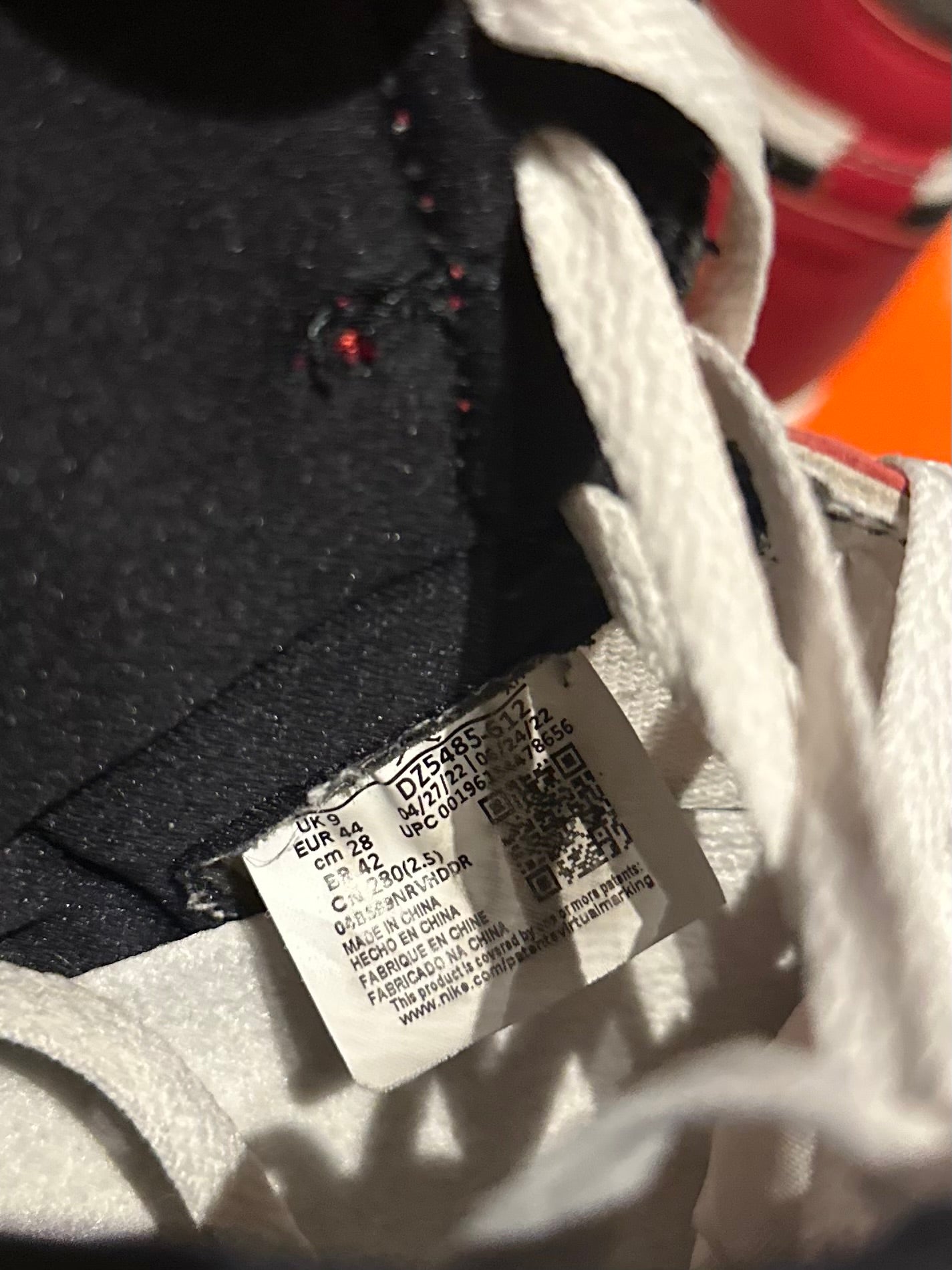 Jordan 1 Retro High “Lost and Founds” U.K. 9
