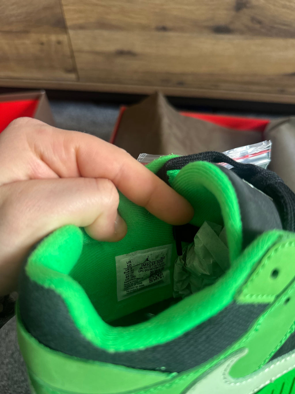 Nike Jordan Jump-man Jack TR “Travis Scott Green Spark ”