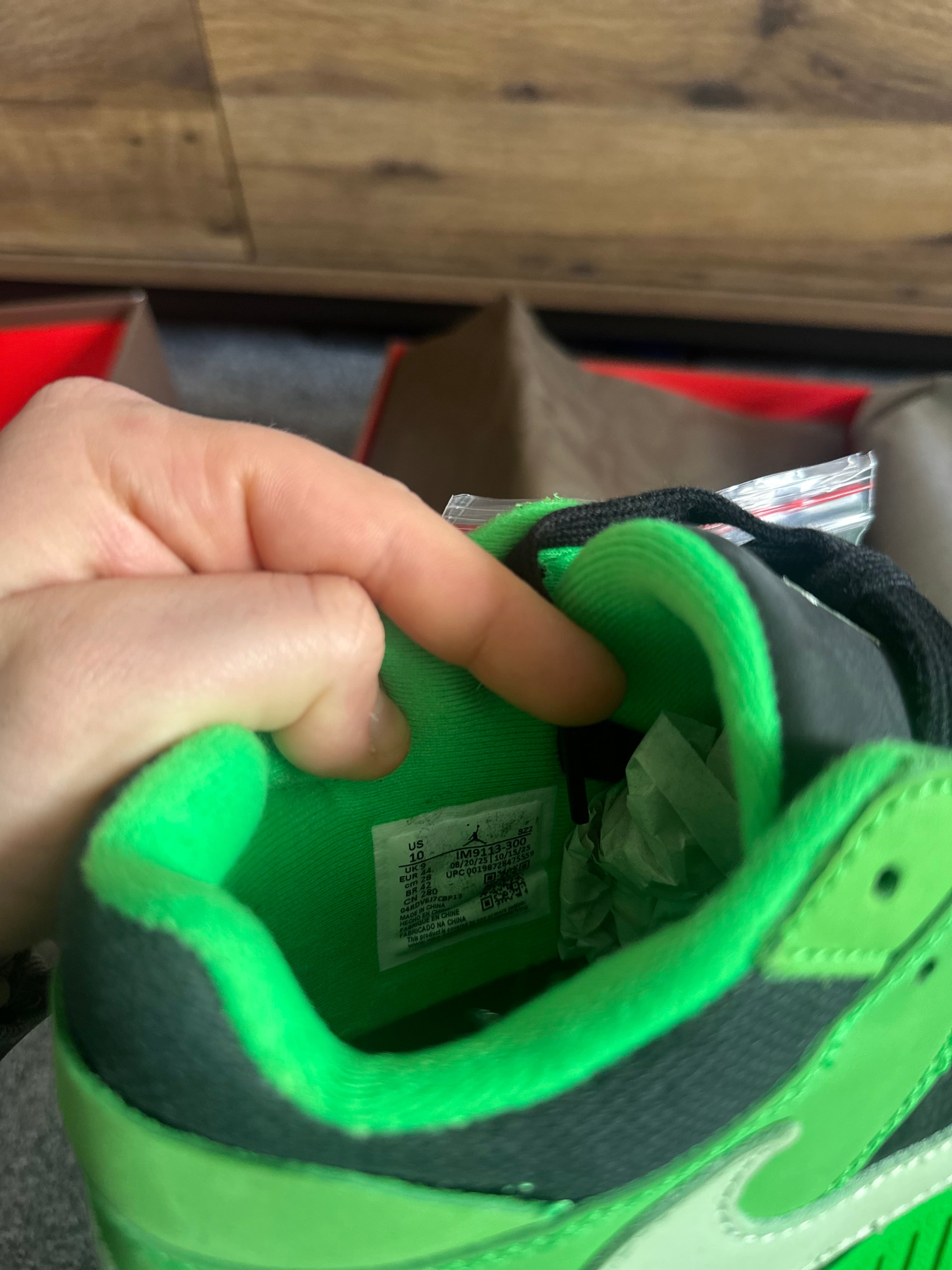 Nike Jordan Jump-man Jack TR “Travis Scott Green Spark ”