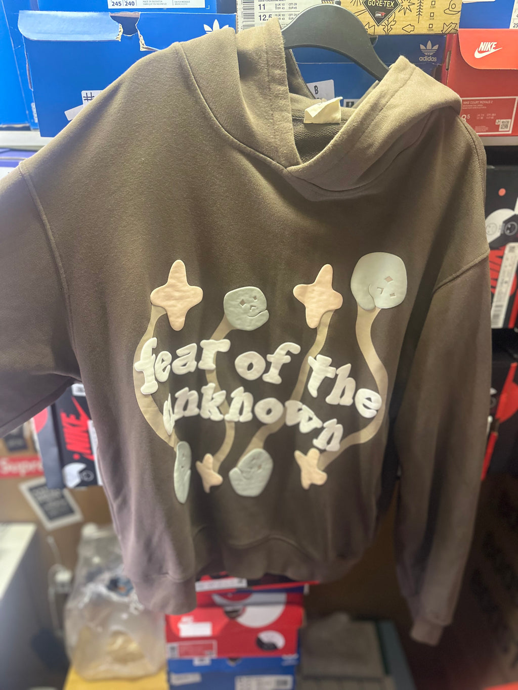 Broken Planet hoodie “Fear Of The Unknown ” Size Large