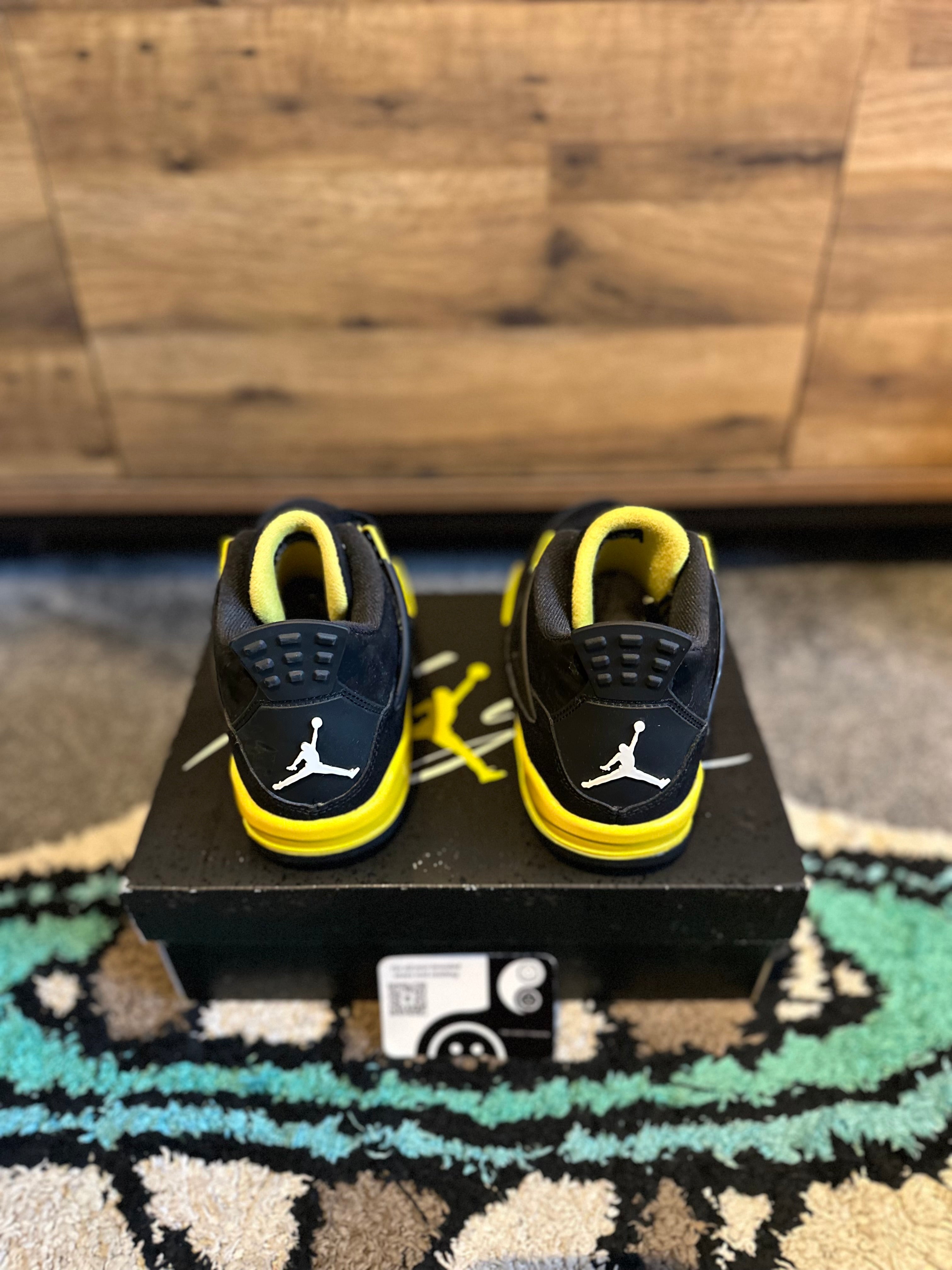 Nike Air Jordan 4 “Yellow Thunders ” U.K. 4GS