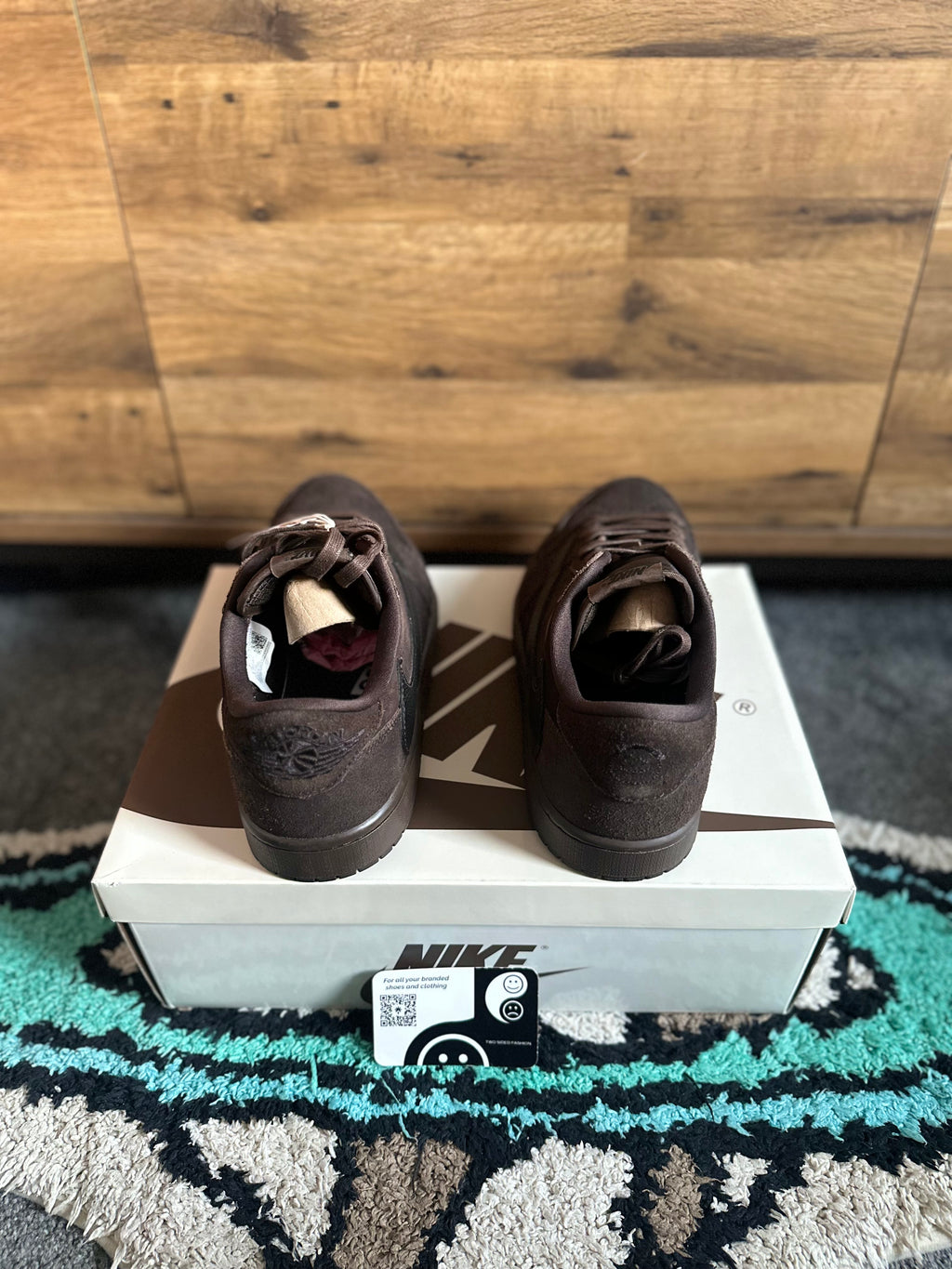 Nike Air Jordan 1 Travis Scott “Velvet brown ” U.K.9