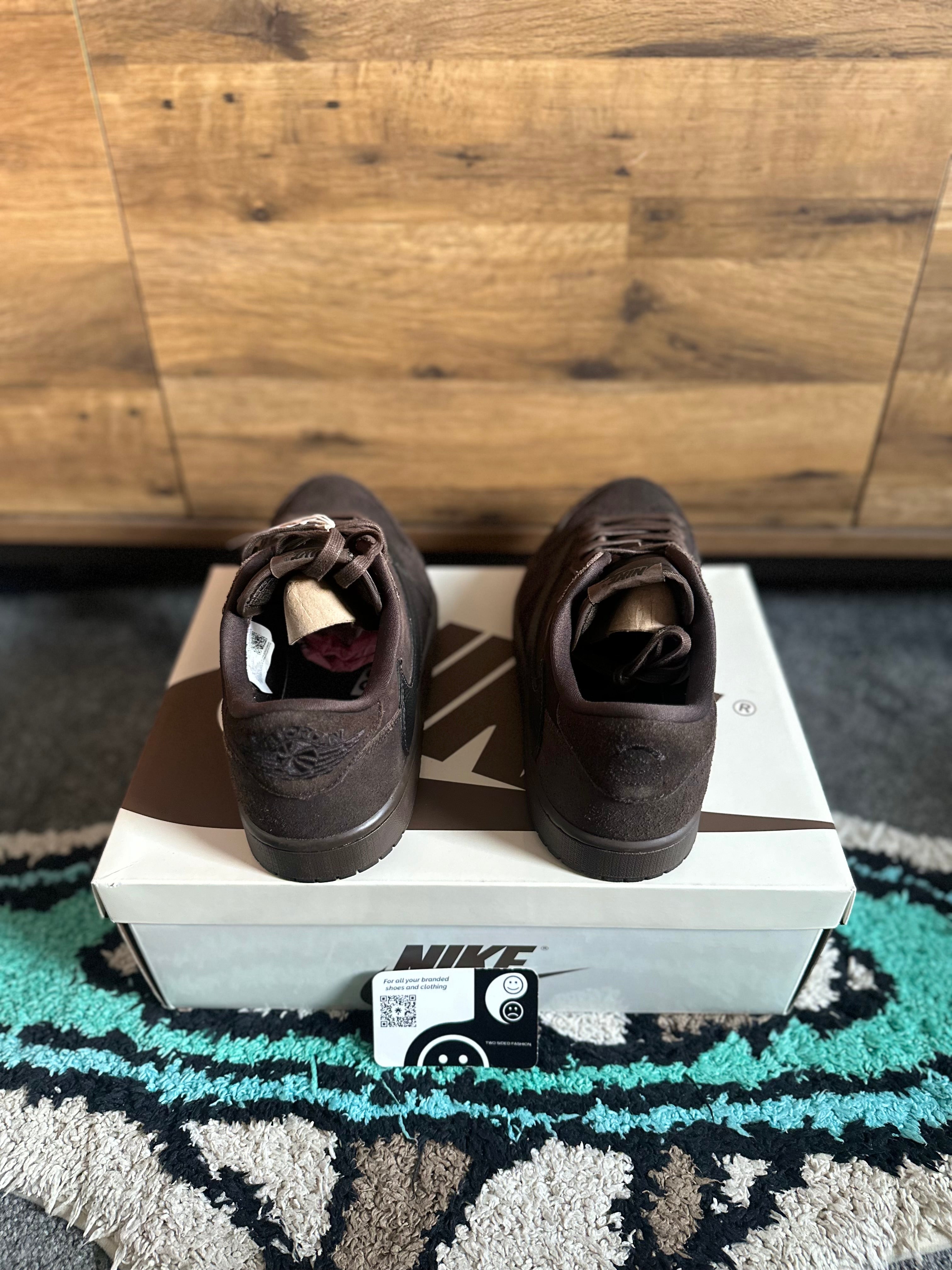 Nike Air Jordan 1 Travis Scott “Velvet brown ” U.K.9