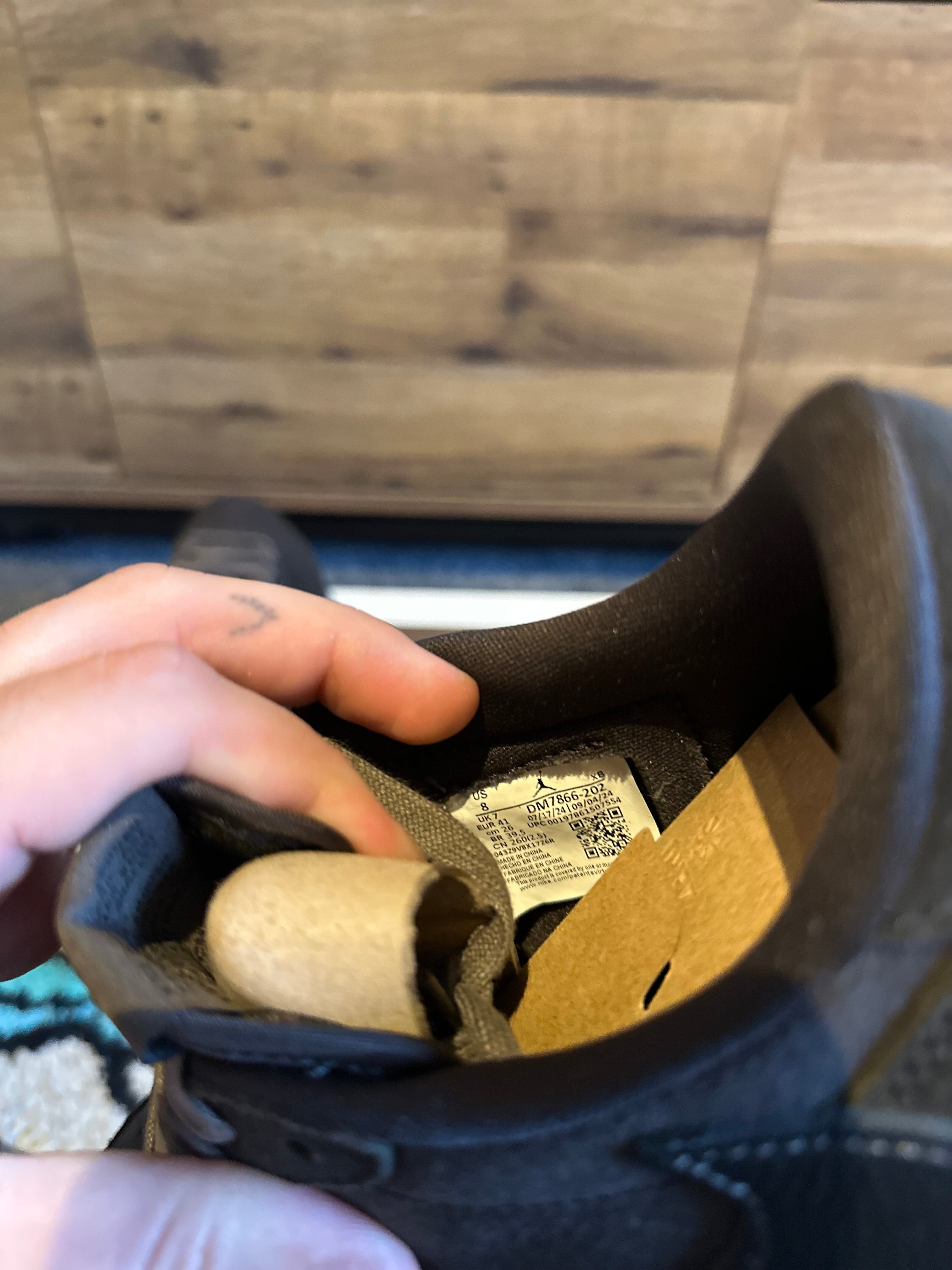 Nike Air Jordan 1 Travis Scott “Velvet Brown” U.K. 7