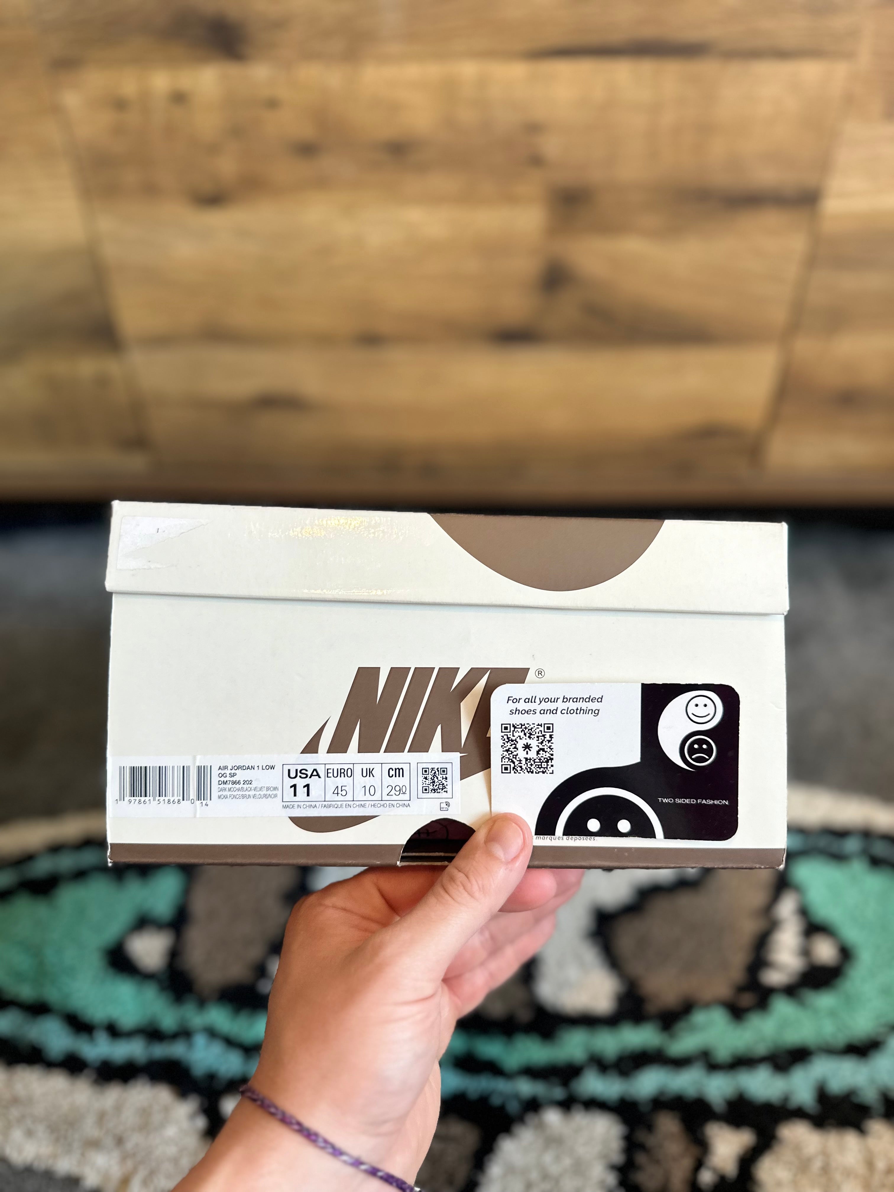Nike Air Jordan 1 Travis Scott “Velvet Brown” U.K. 10