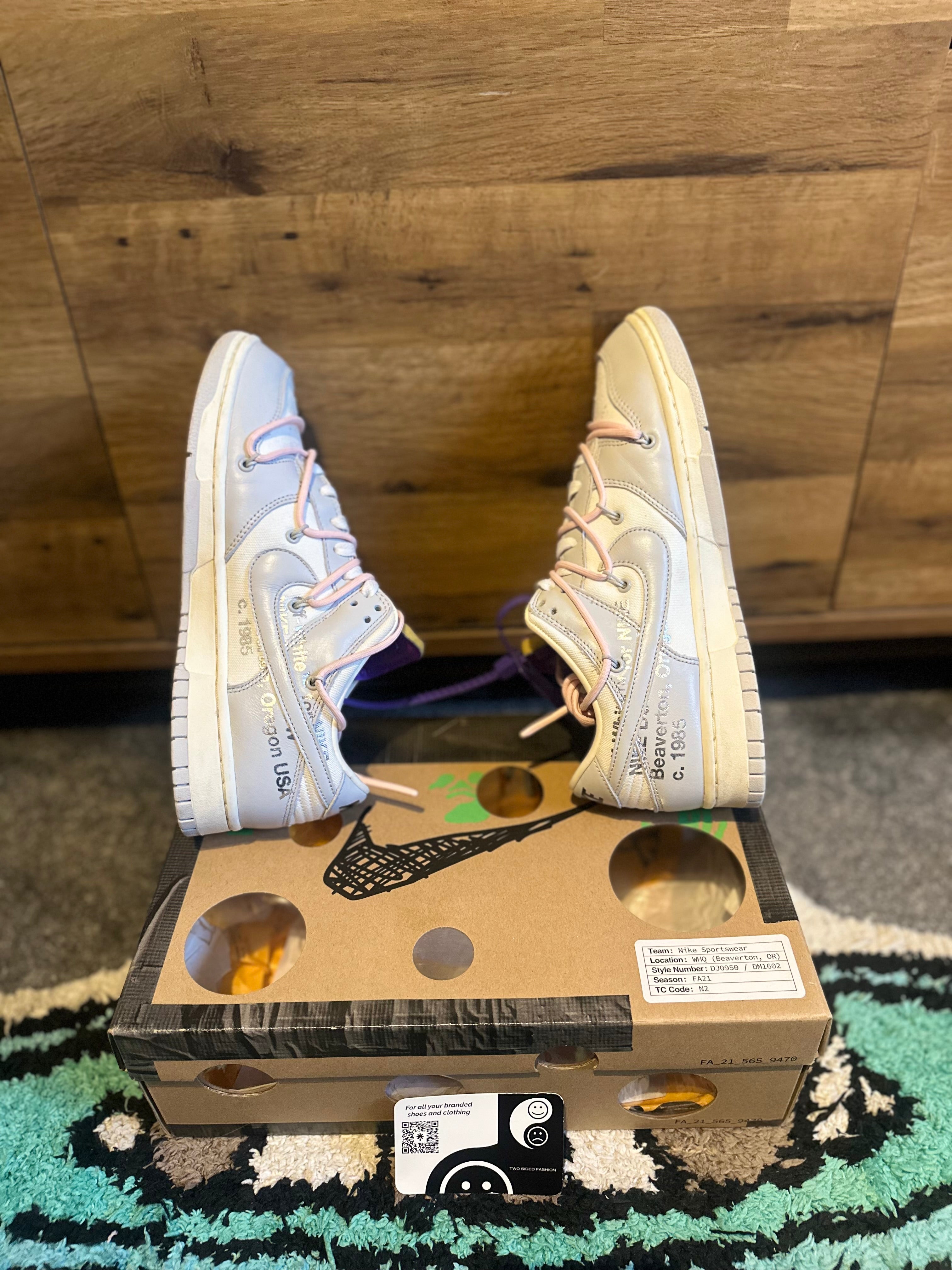 Nike Dunk Off-White “Lot 24” U.K. 8