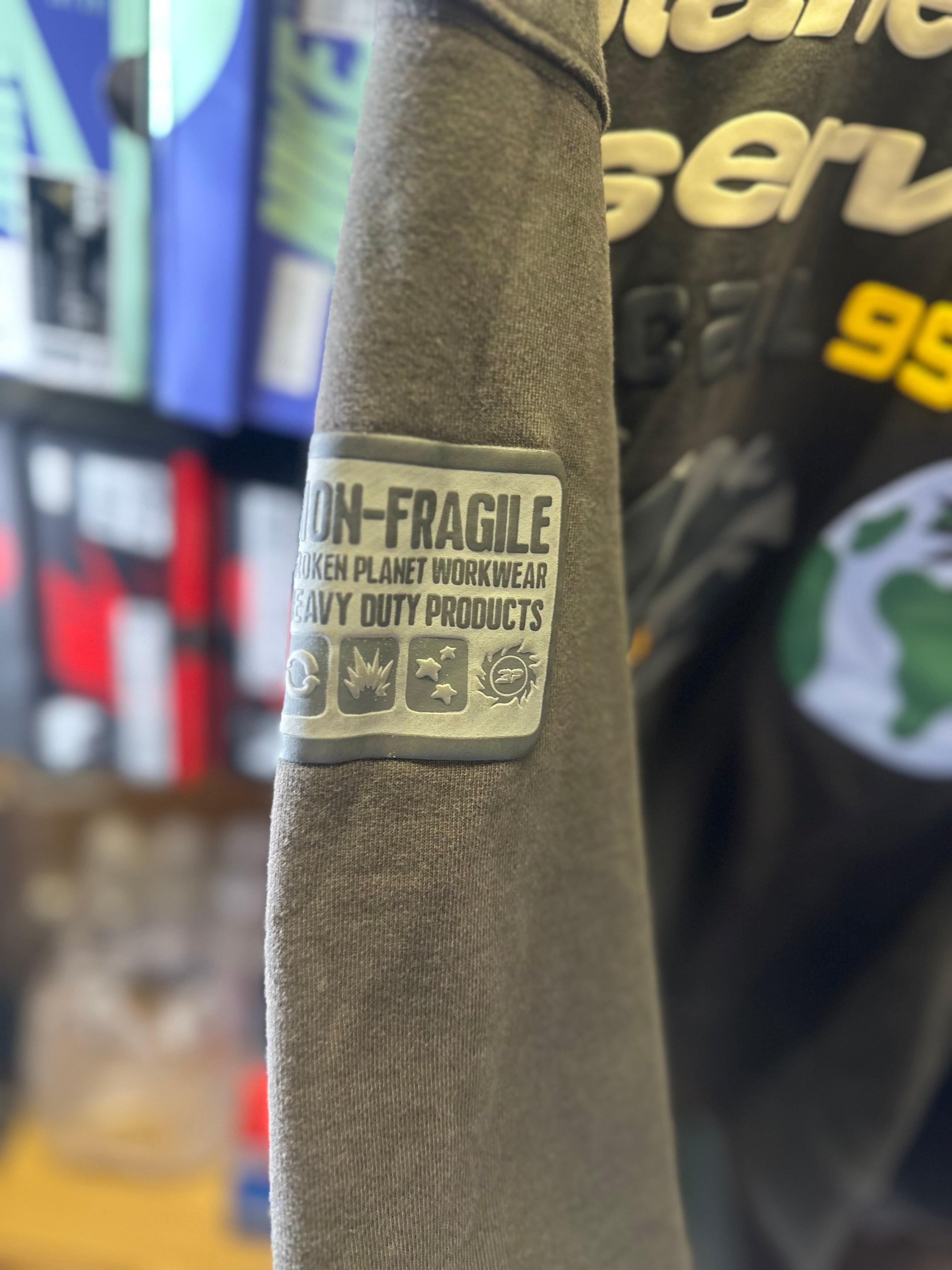 Broken Planet hoodie “repair service ” Size medium