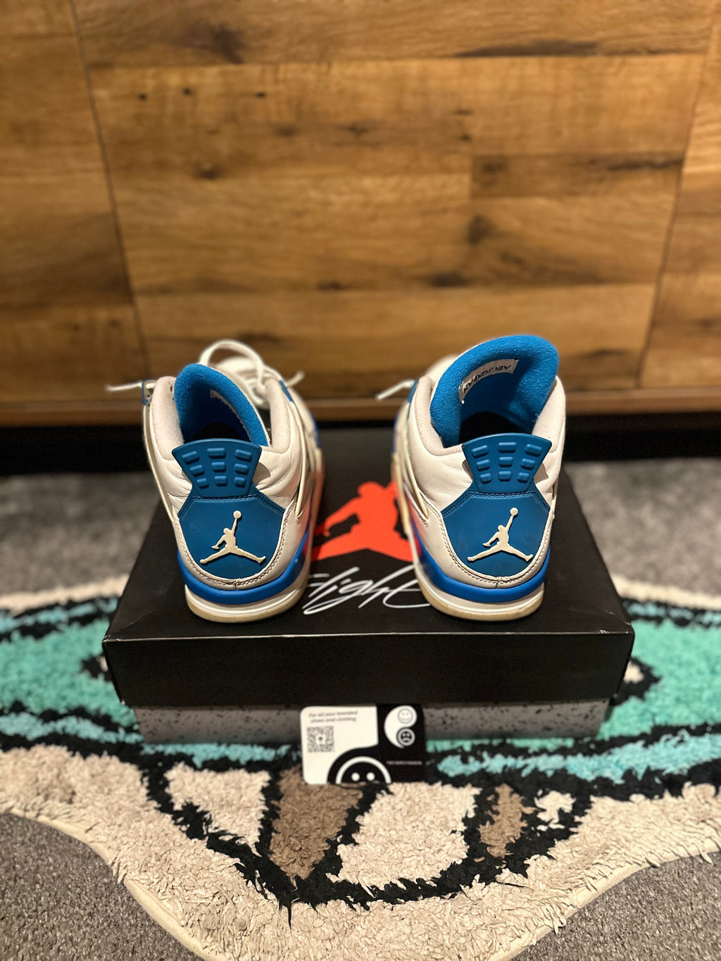 Nike Air Jordan 4 “military blue 2012” U.K. 8