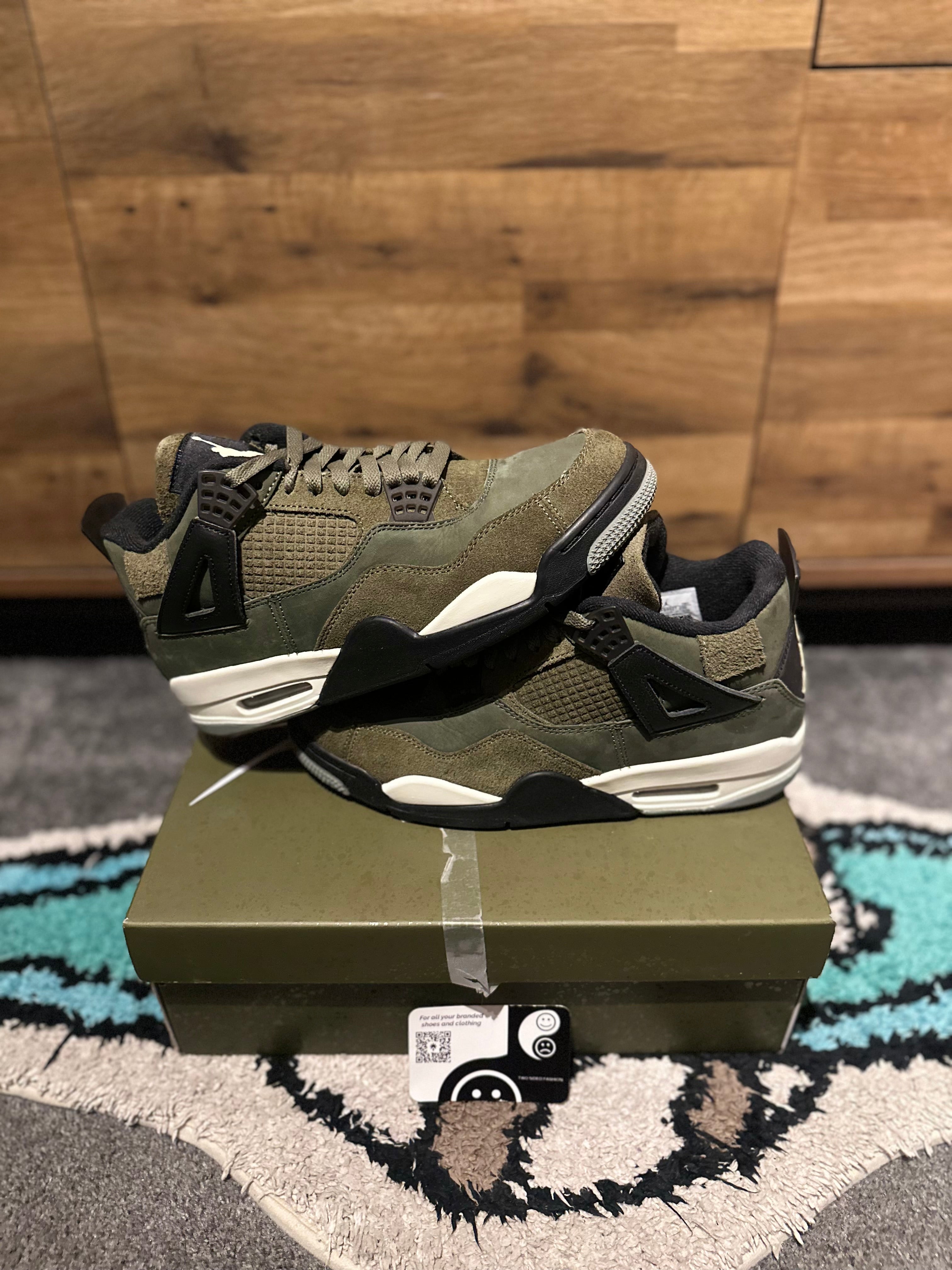 Nike Air Jordan 4 “ Craft Medium Olive ” U.K. 8