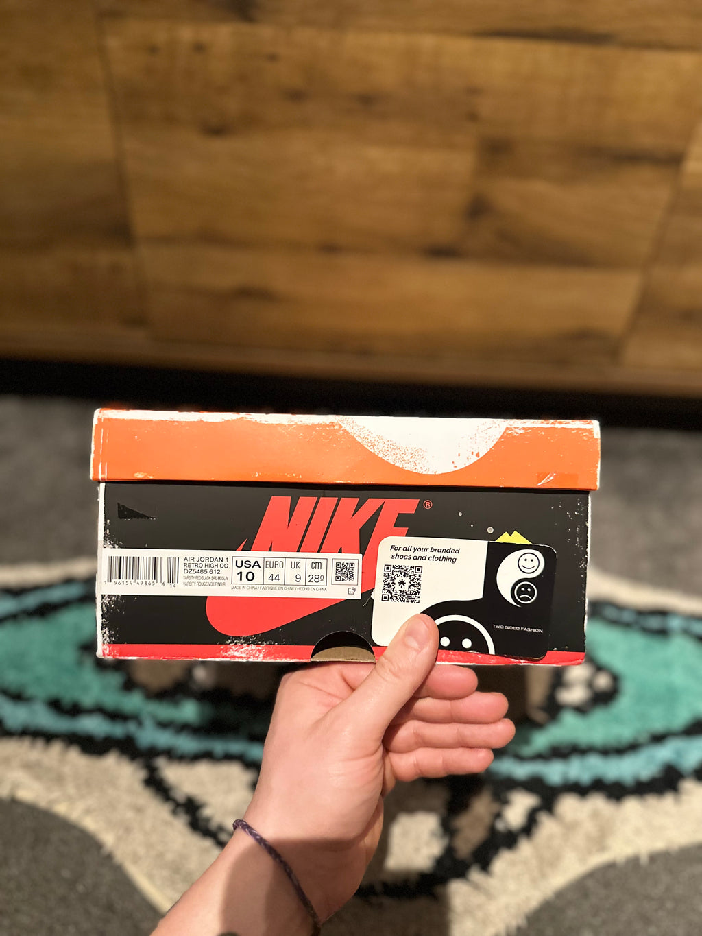 Jordan 1 Retro High “Lost and Founds” U.K. 9