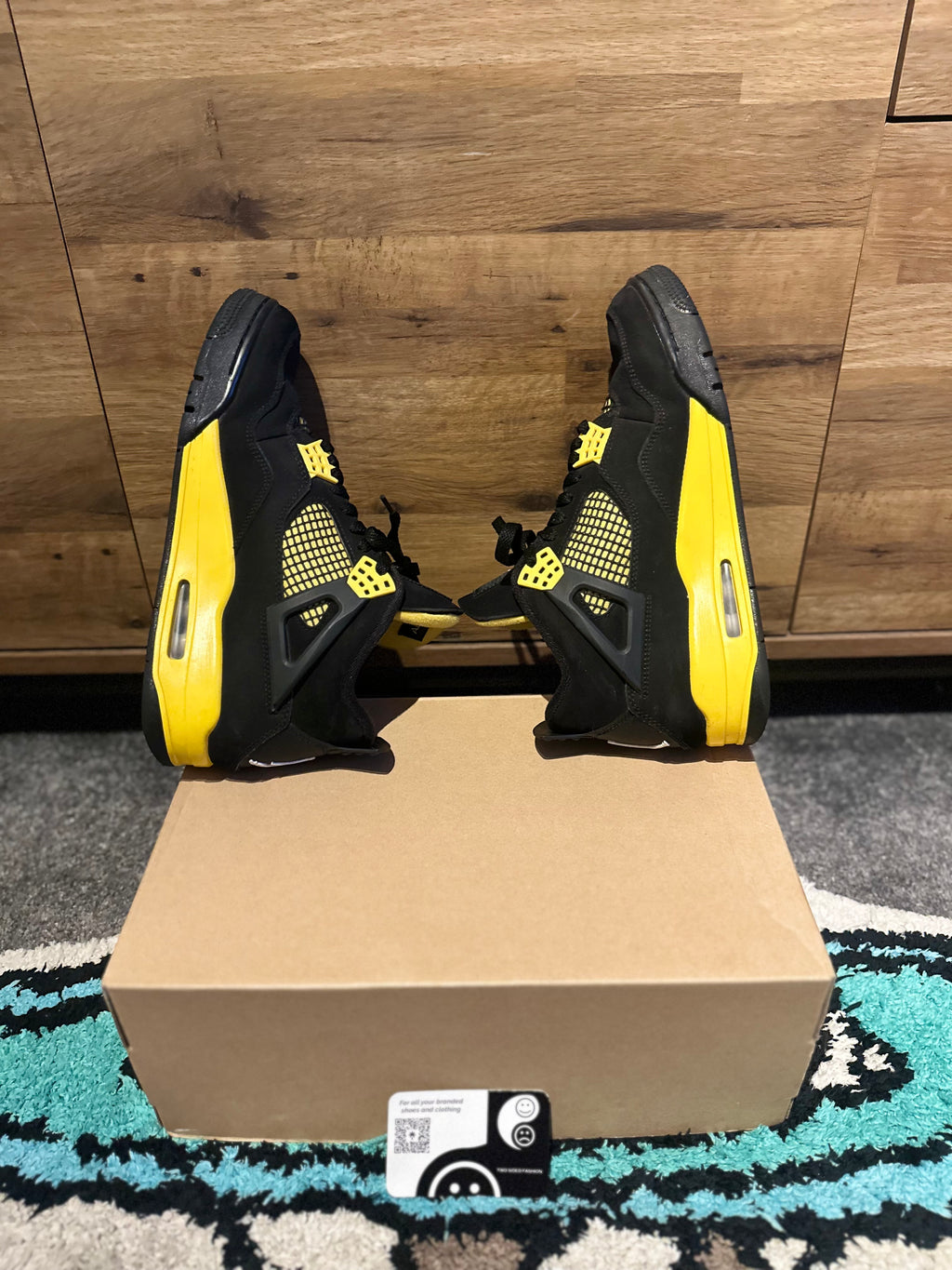 Nike Air Jordan 4 “Yellow Thunder ” U.K. 8.5