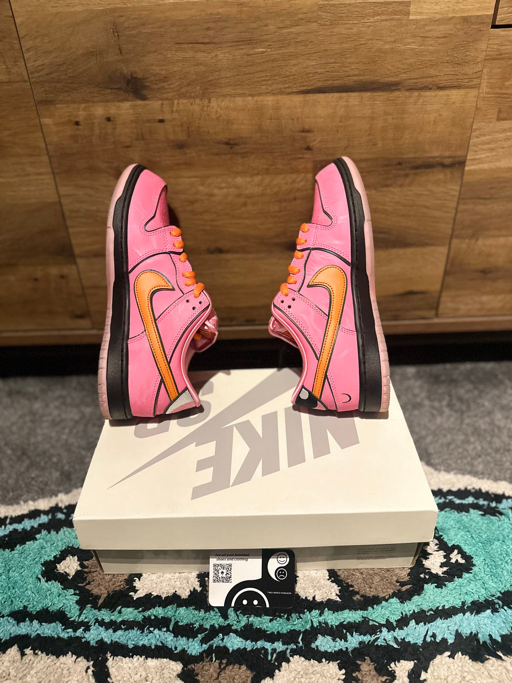 Nike dunk SB Powerpuff girls “Blossom” U.K. 8
