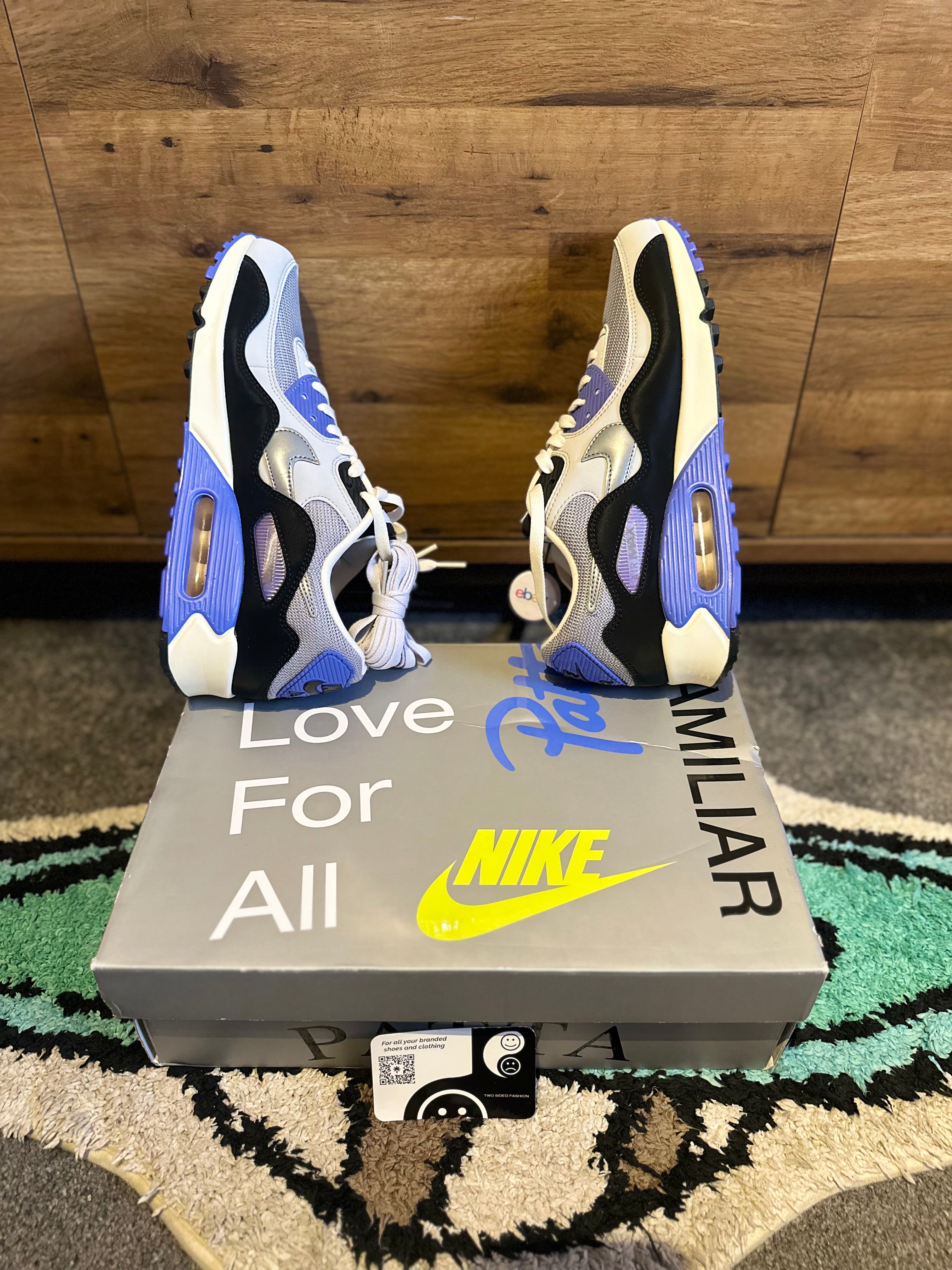 Nike air max 90 “Patta Wave Sapphire ” U.K. 8.5
