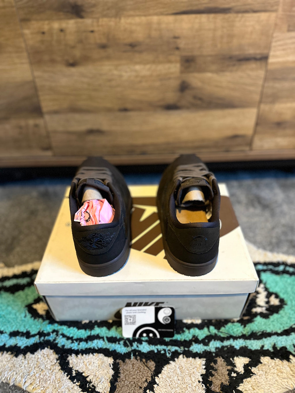 Nike Air Jordan 1 Travis Scott “Velvet Brown” U.K. 7