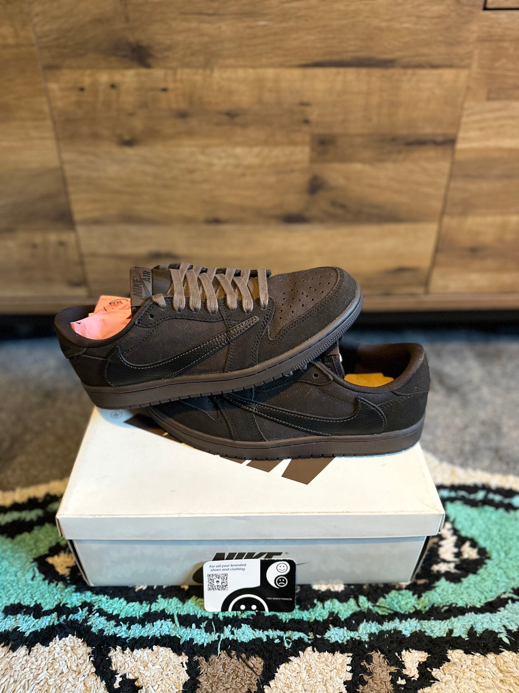 Nike Air Jordan 1 Travis Scott “Velvet Brown” U.K. 7