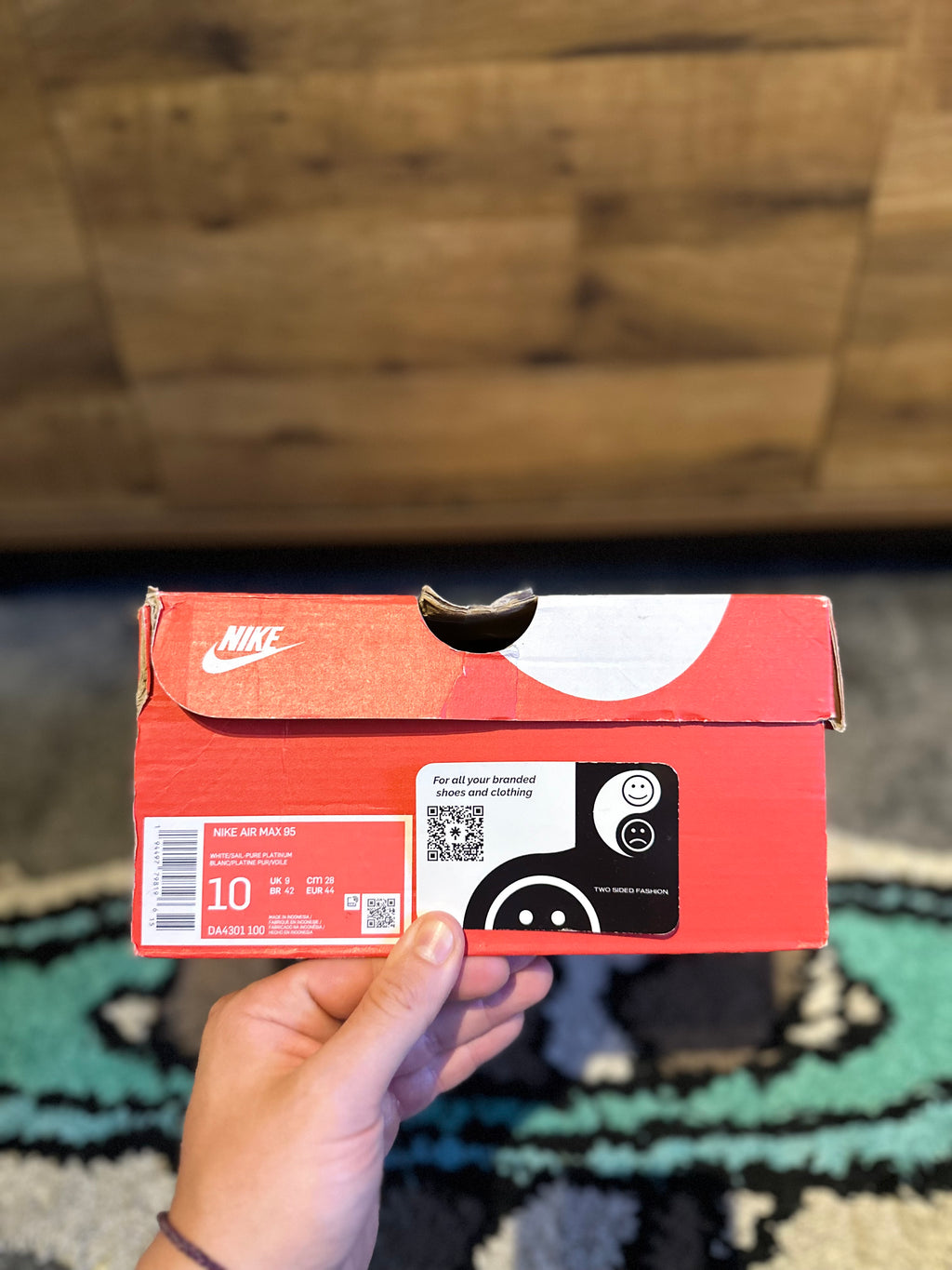 Nike Air max 95 “Footprint White” U.K. 9