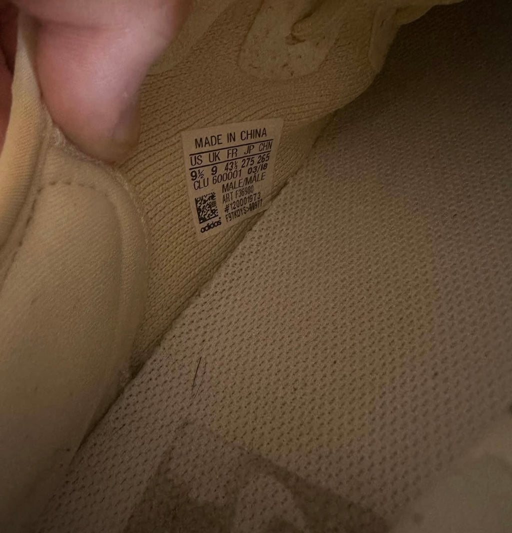 yeezy 350 butters U.K. 9