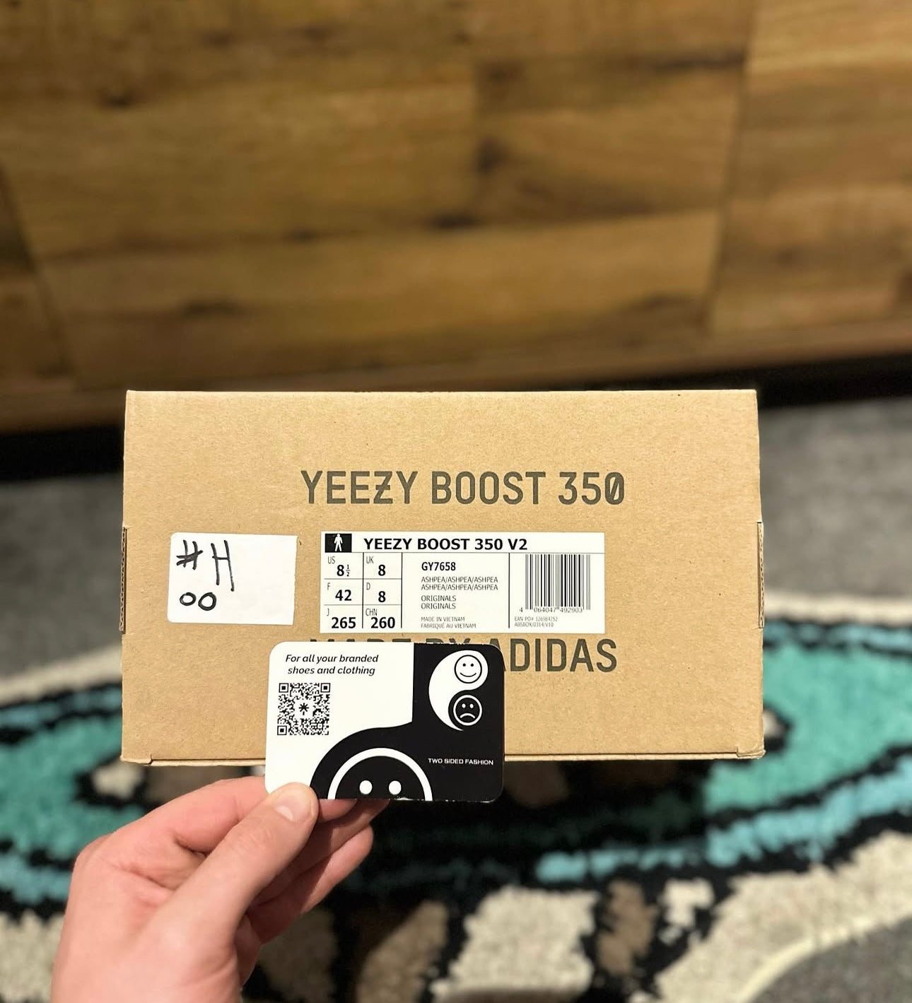 yeezy 350 ash pearls U.K. 8
