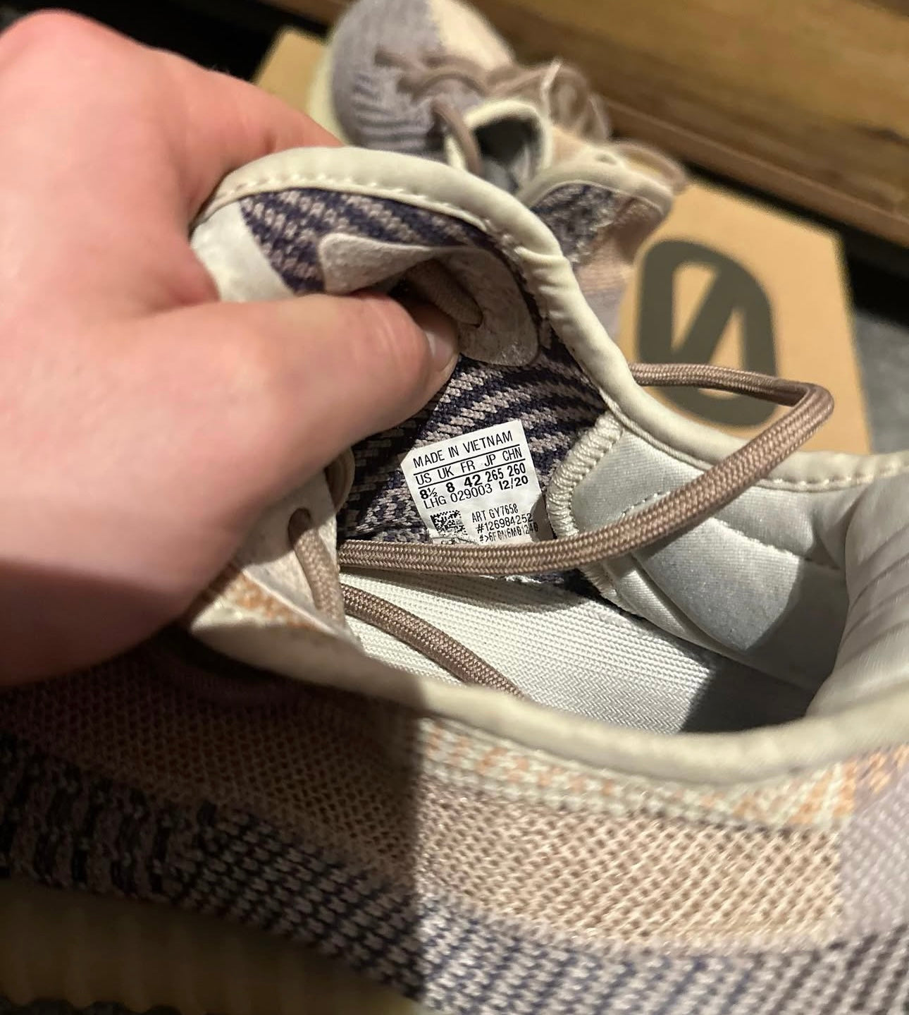 yeezy 350 ash pearls U.K. 8