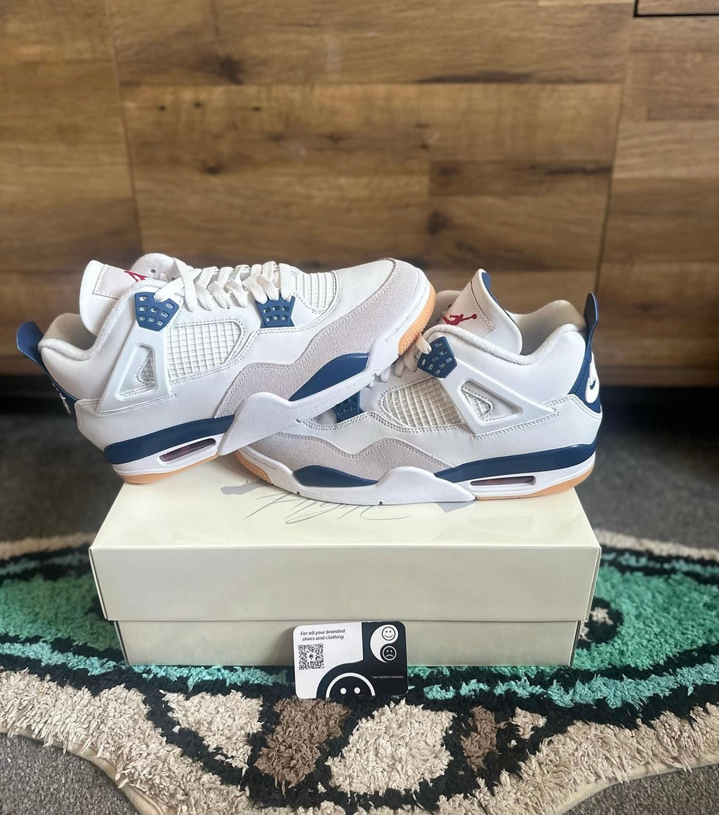 Nike Air Jordan 4s SB "navy" U.K. 9