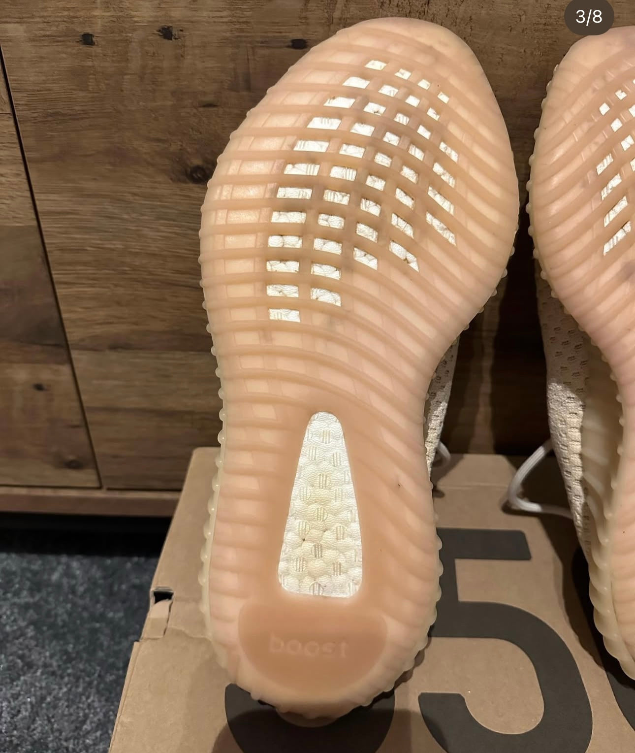 Yeezy 350 V2 “linen” U.K. 8.5