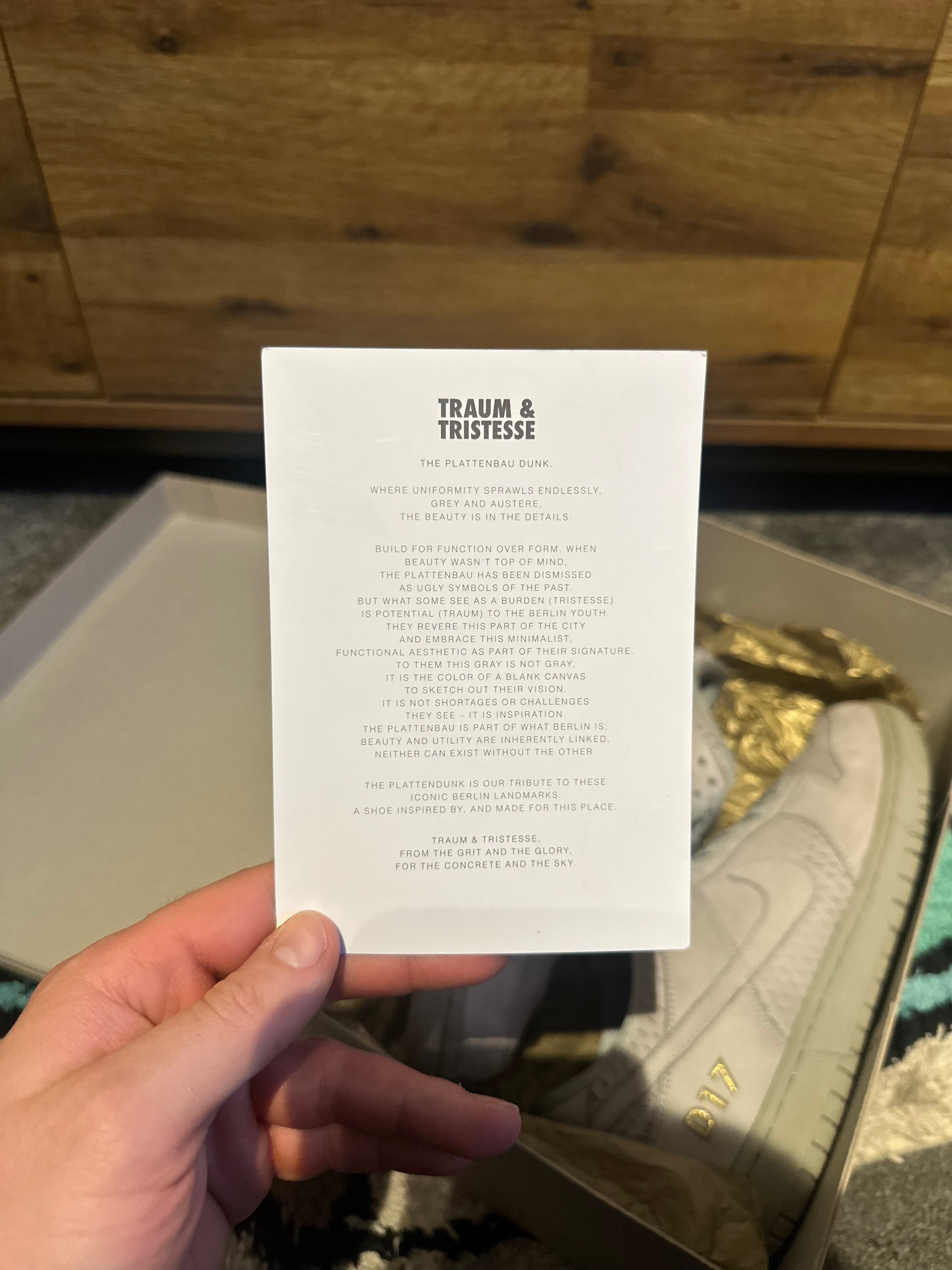 Nike Dunk “ Plattenbau” U.K. 8.5