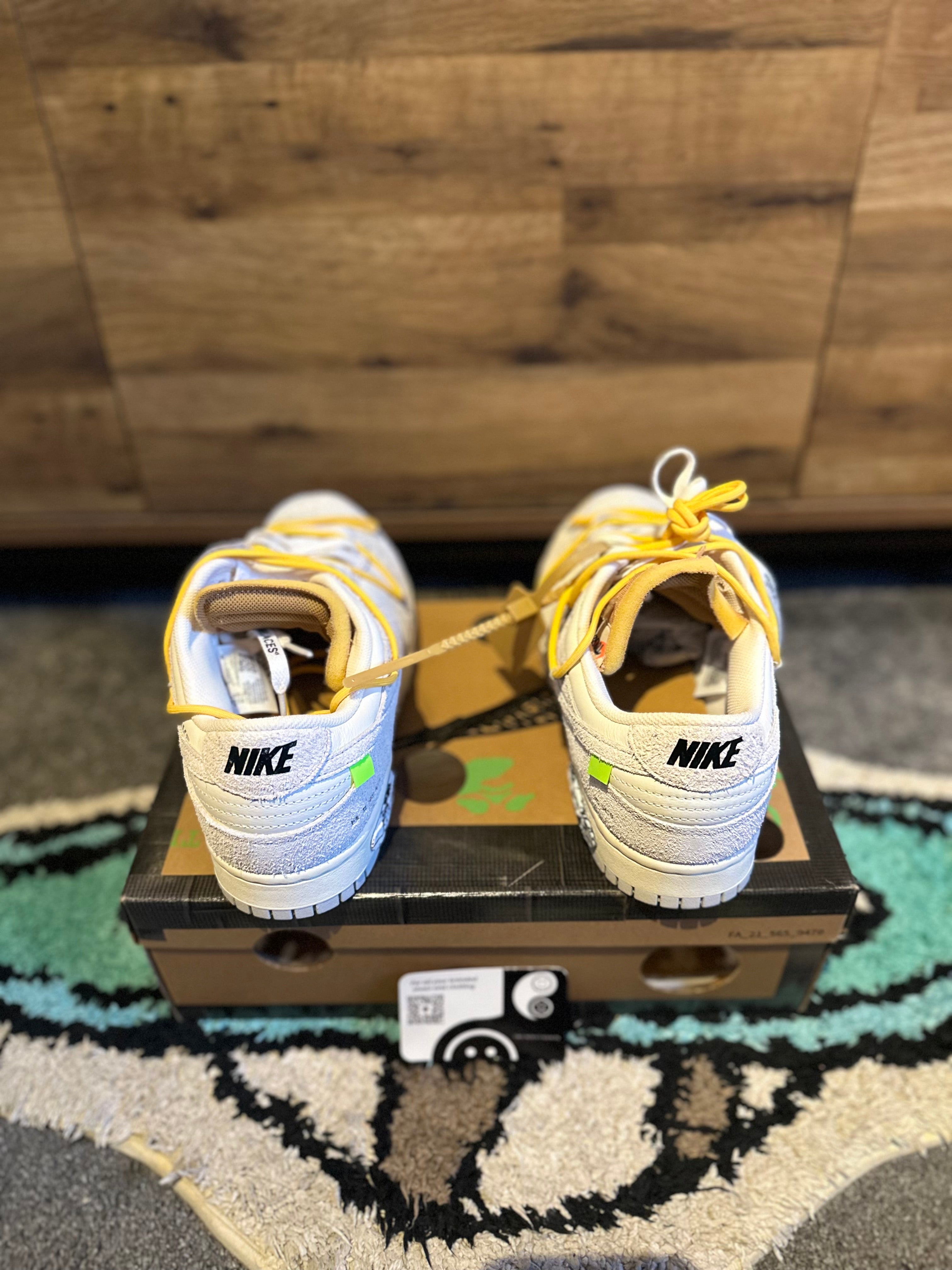 Nike Dunk Off-White “Lot 39” U.K. 9