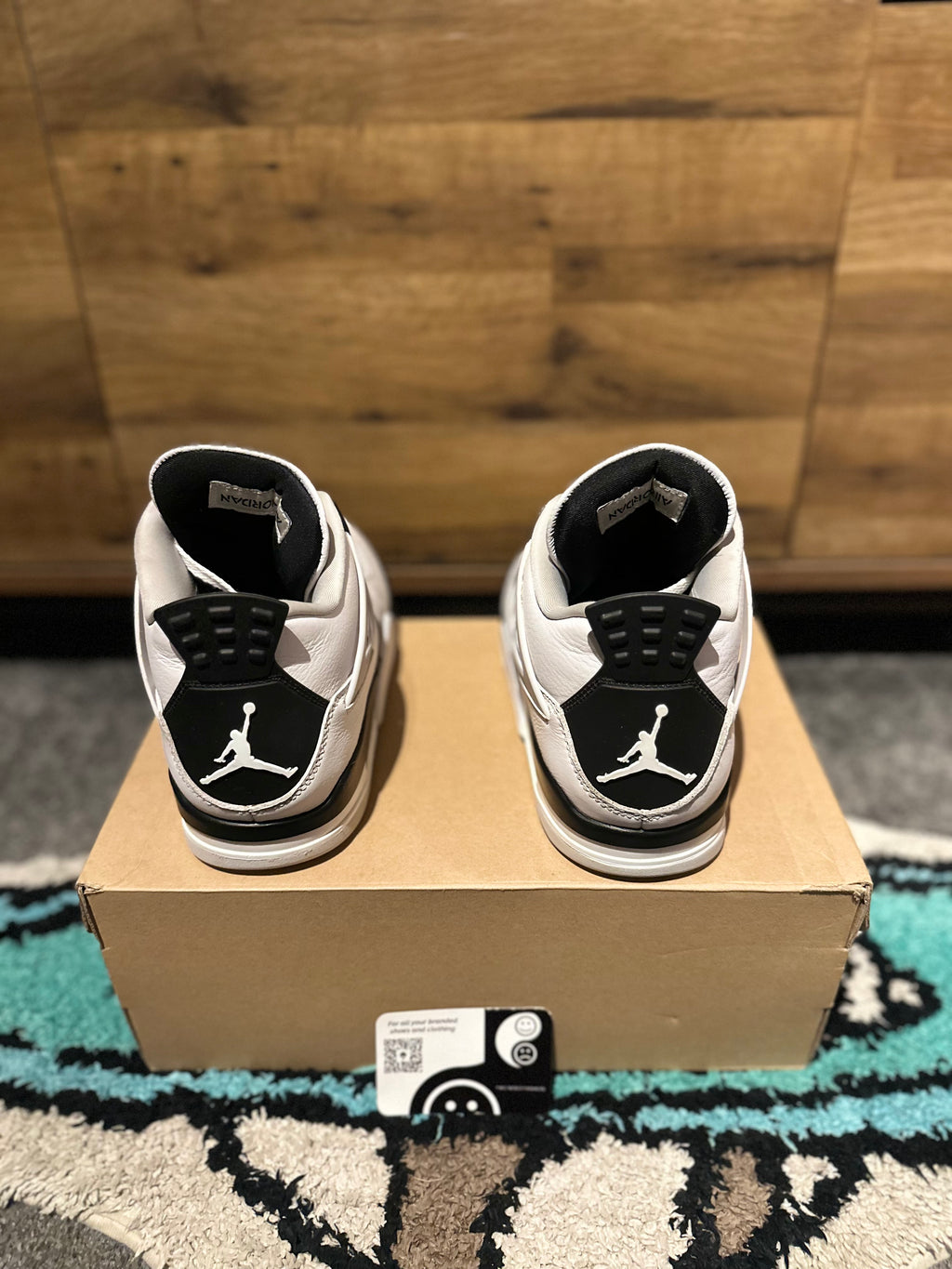 Nike Air Jordan 4 “Military Blacks” U.K. 9