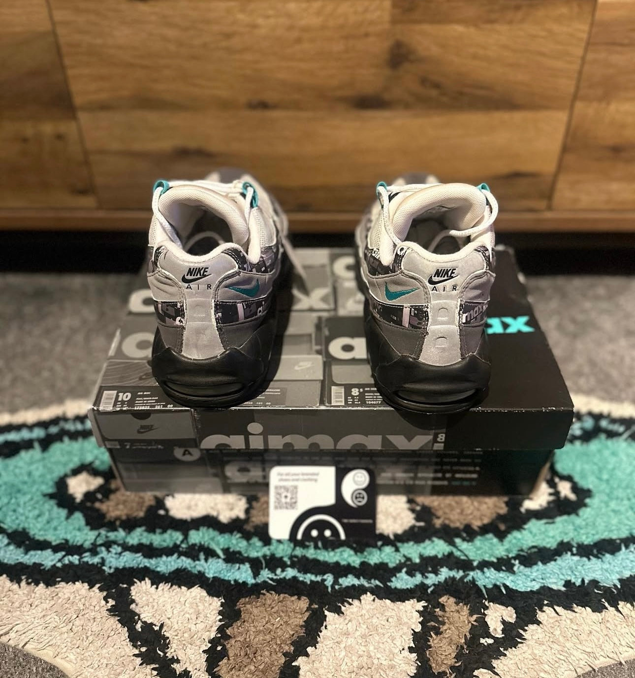 Nike air max 95s premium “atmos We Love Nike (Clear Jade)”U.K. 7