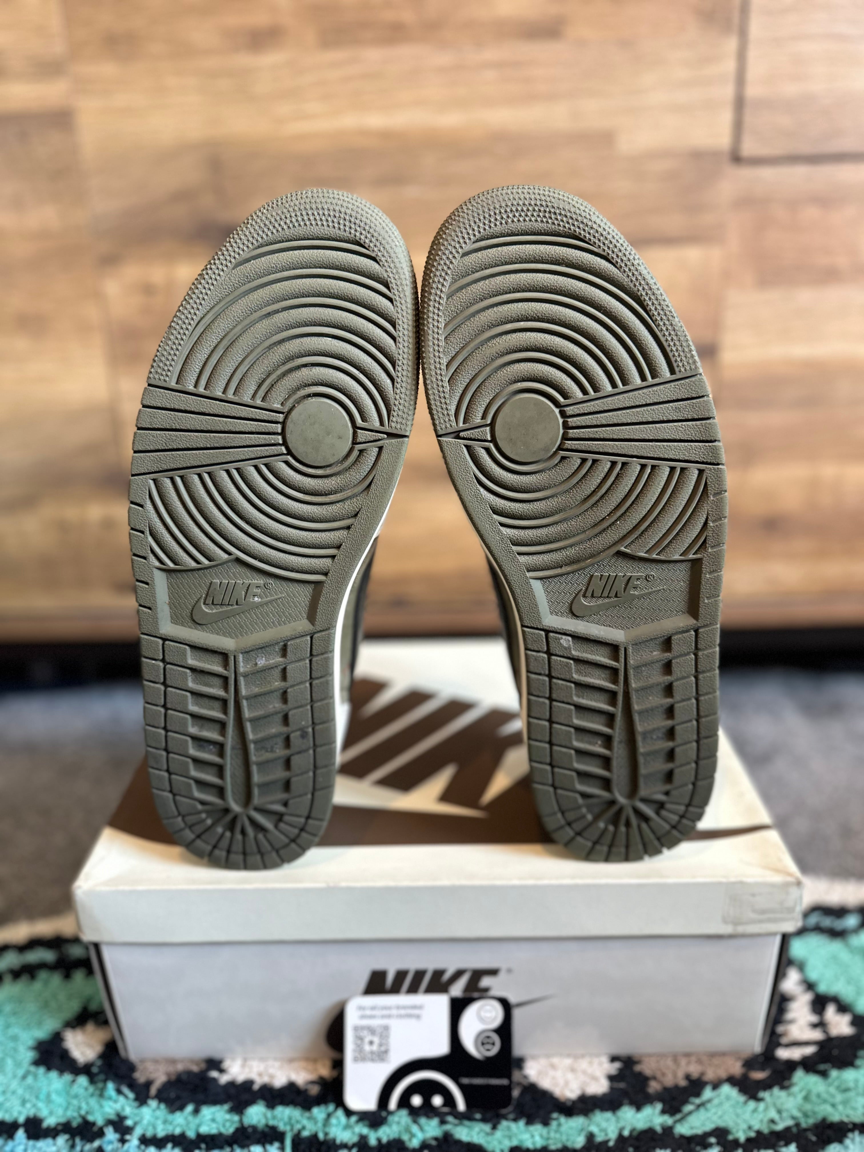 Nike Air Jordan 1 Travis Scott “Medium Olive” U.K. 11