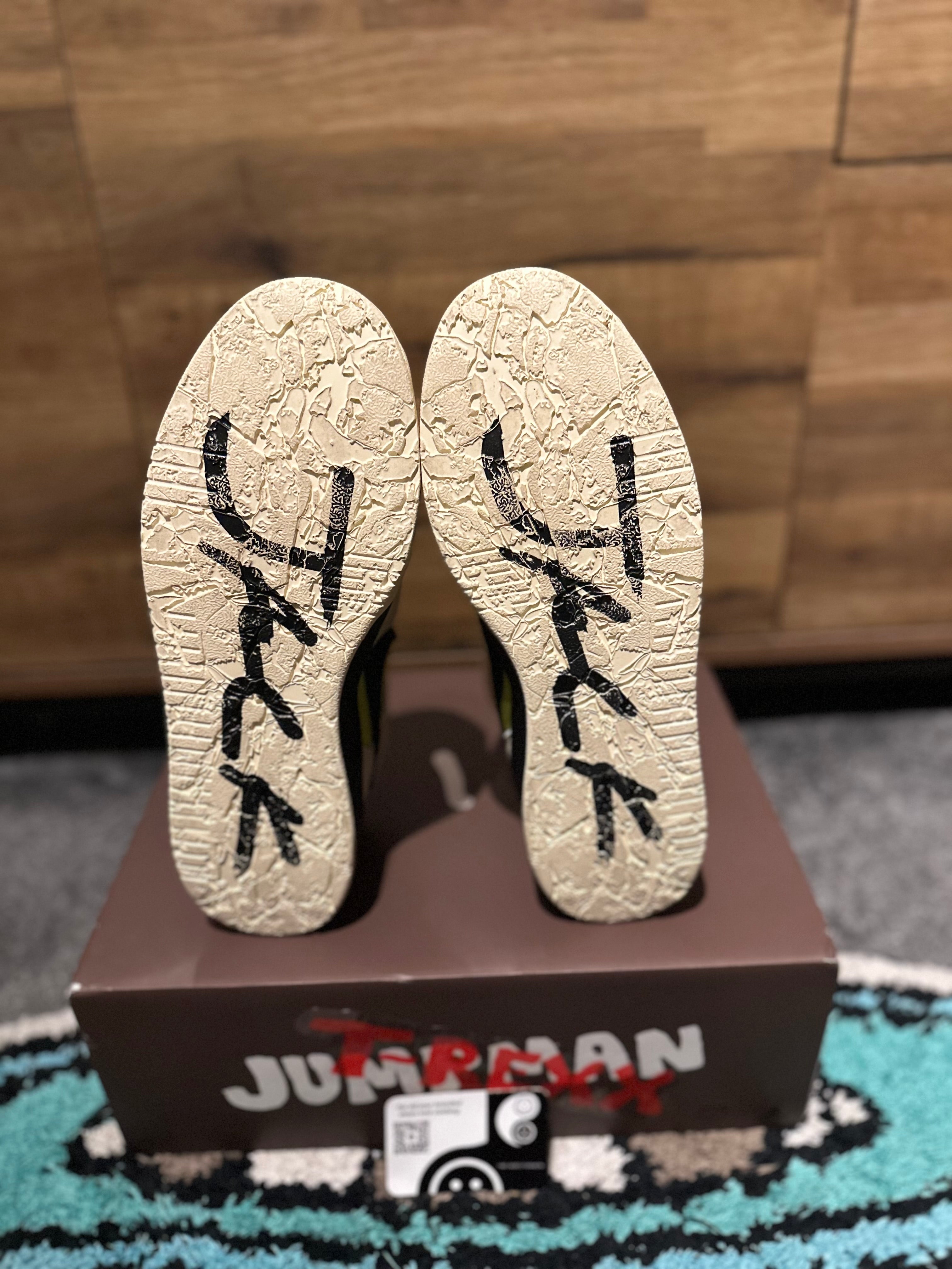 Nike Jordan Jump-man Jack TR “Travis Scott Bright Cactus ” U.K.10