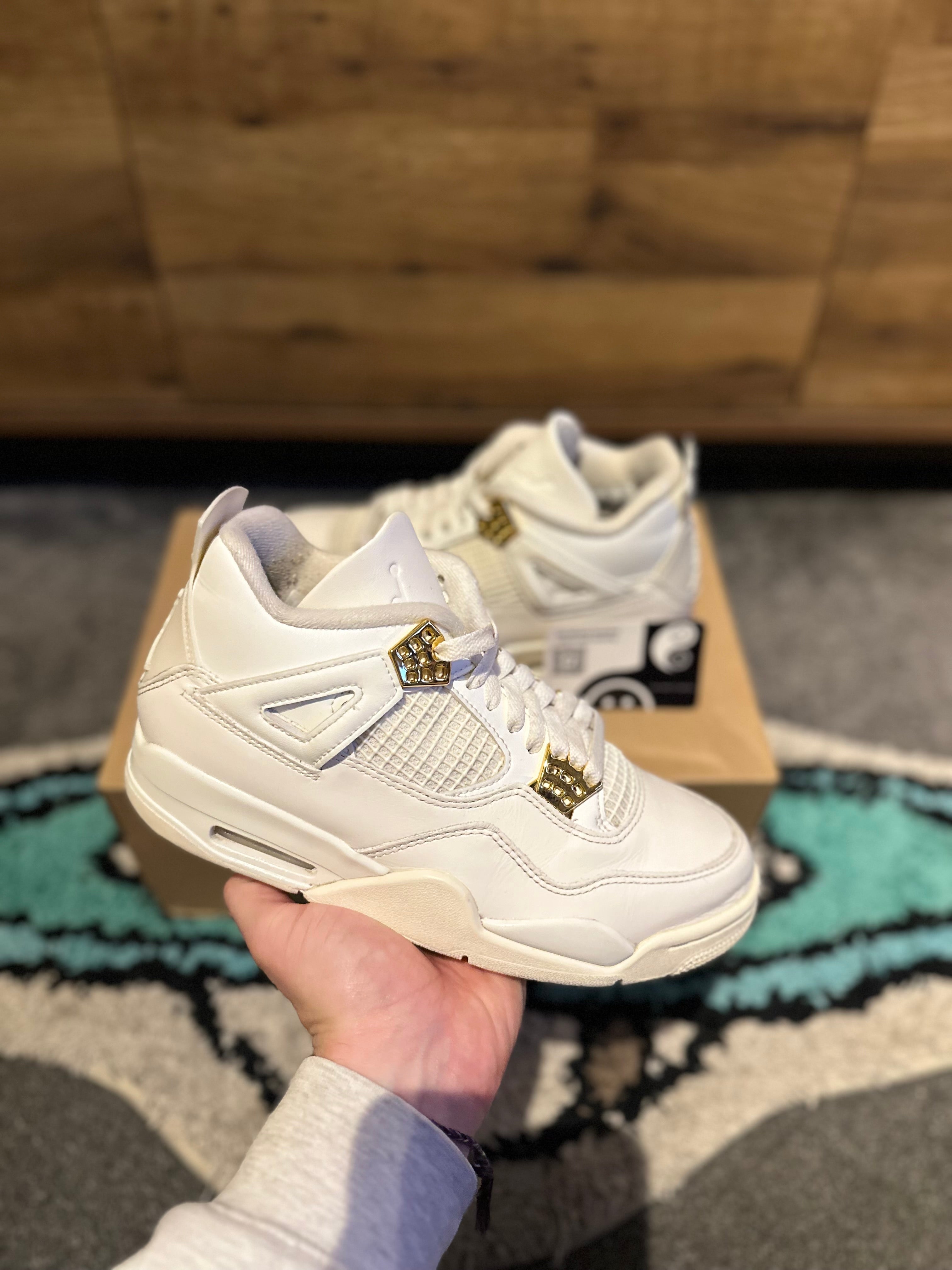 Nike Air Jordan 4 “Metallic Gold” U.K. 5.5