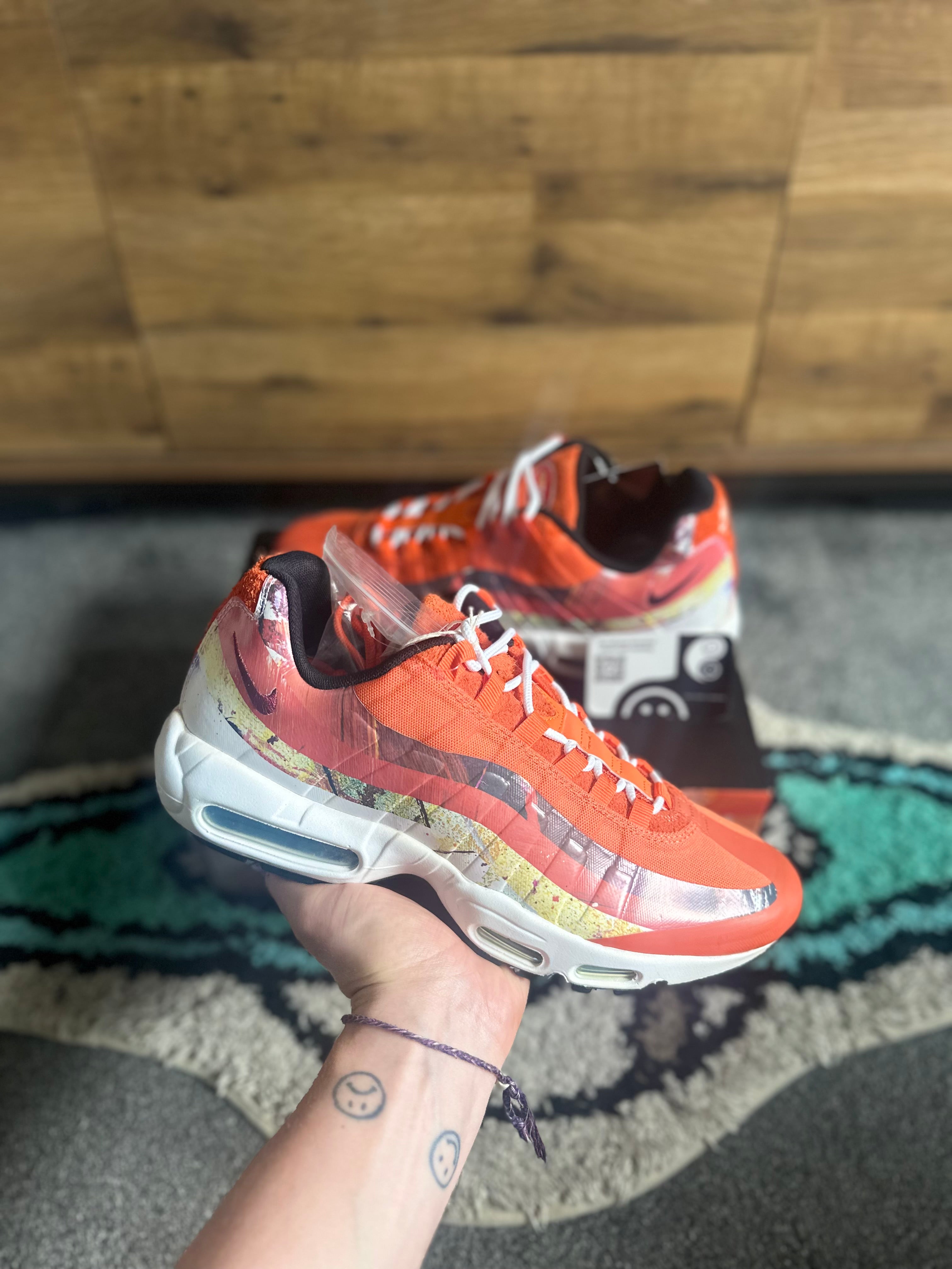 Nike Air max 95 “David’s White Fox” U.K. 9.5