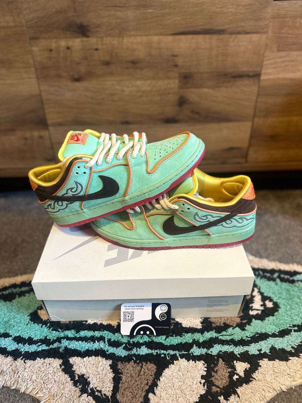 Nike dunk SB “Rodeo Tourmaline” U.K. 8.5