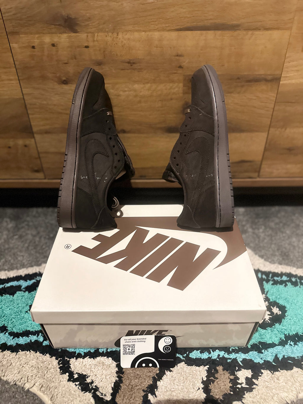 Nike Air Jordan 1 Travis Scott “Velvet brown” U.K. 8