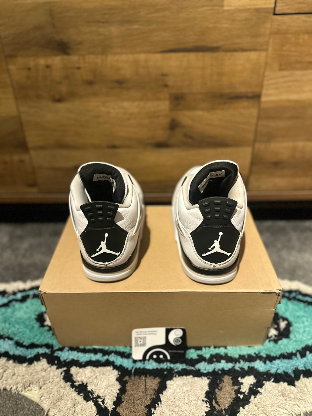 Nike Air Jordan 4 “Military Blacks” U.K. 8