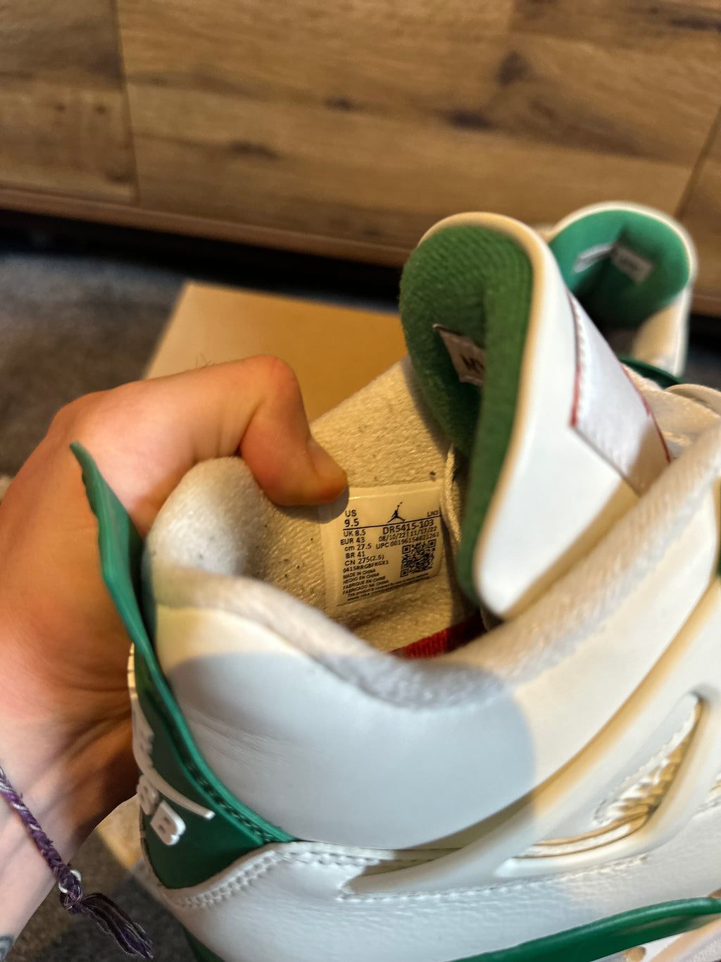Nike Air Jordan 4 SB “Pine Green” U.K. 8.5