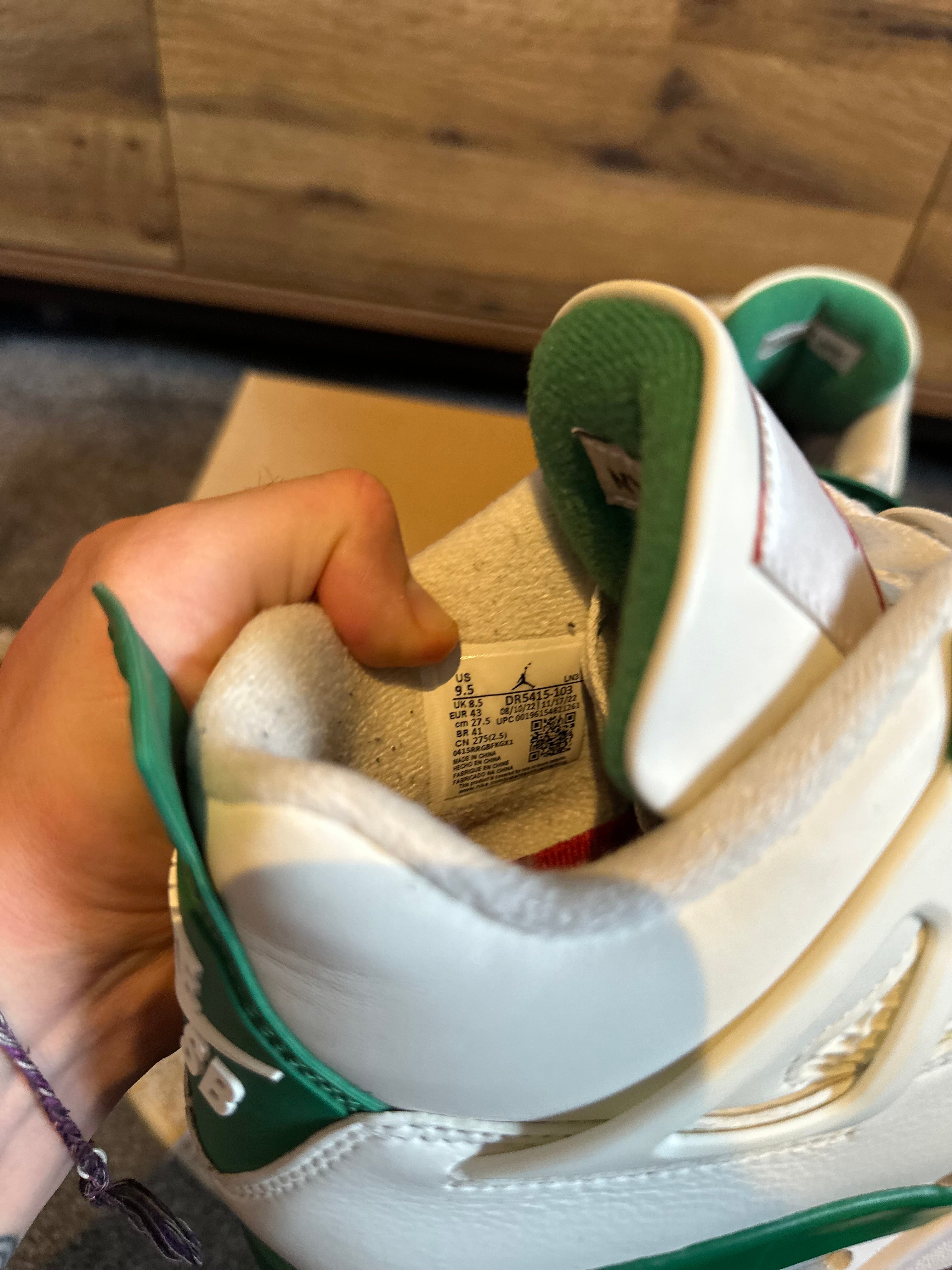 Nike Air Jordan 4 SB “Pine Green” U.K. 8.5