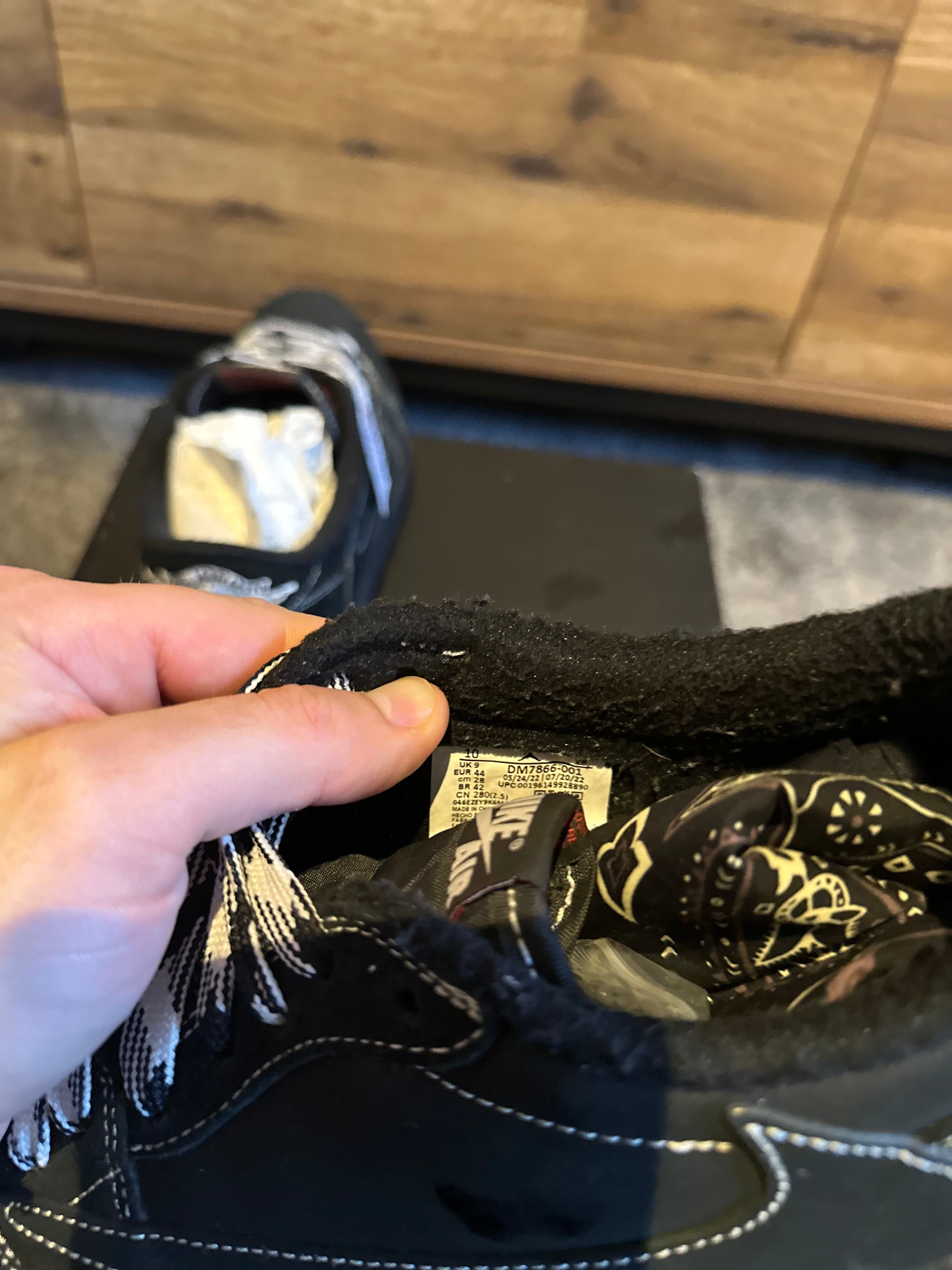 Nike Air Jordan 1 Travis Scott “Phantom-black ” U.K. 9